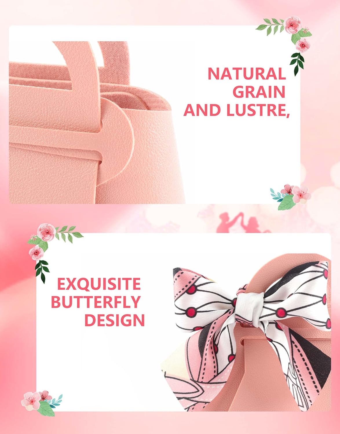 MEIKLE 12 Pack PU Leather Candy Gift Bags for Parties and Occasions
