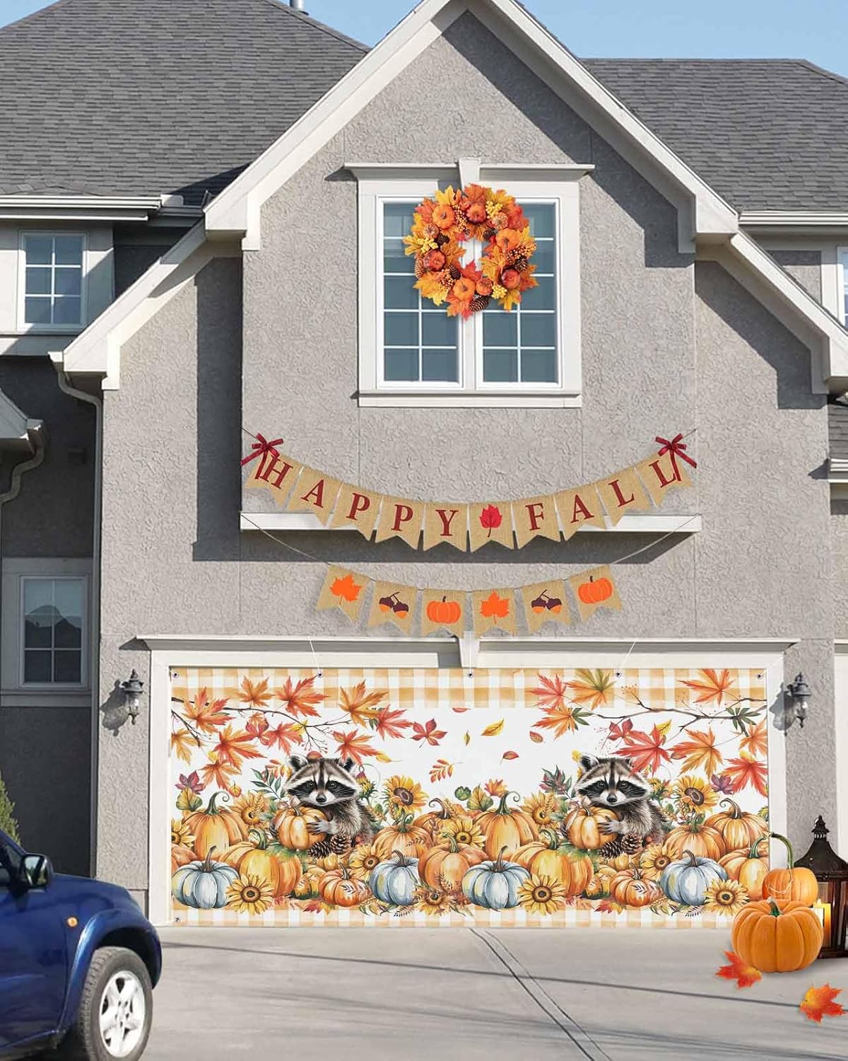 Fall Garage Door Banner 7x8 ft Autumn Decor 1