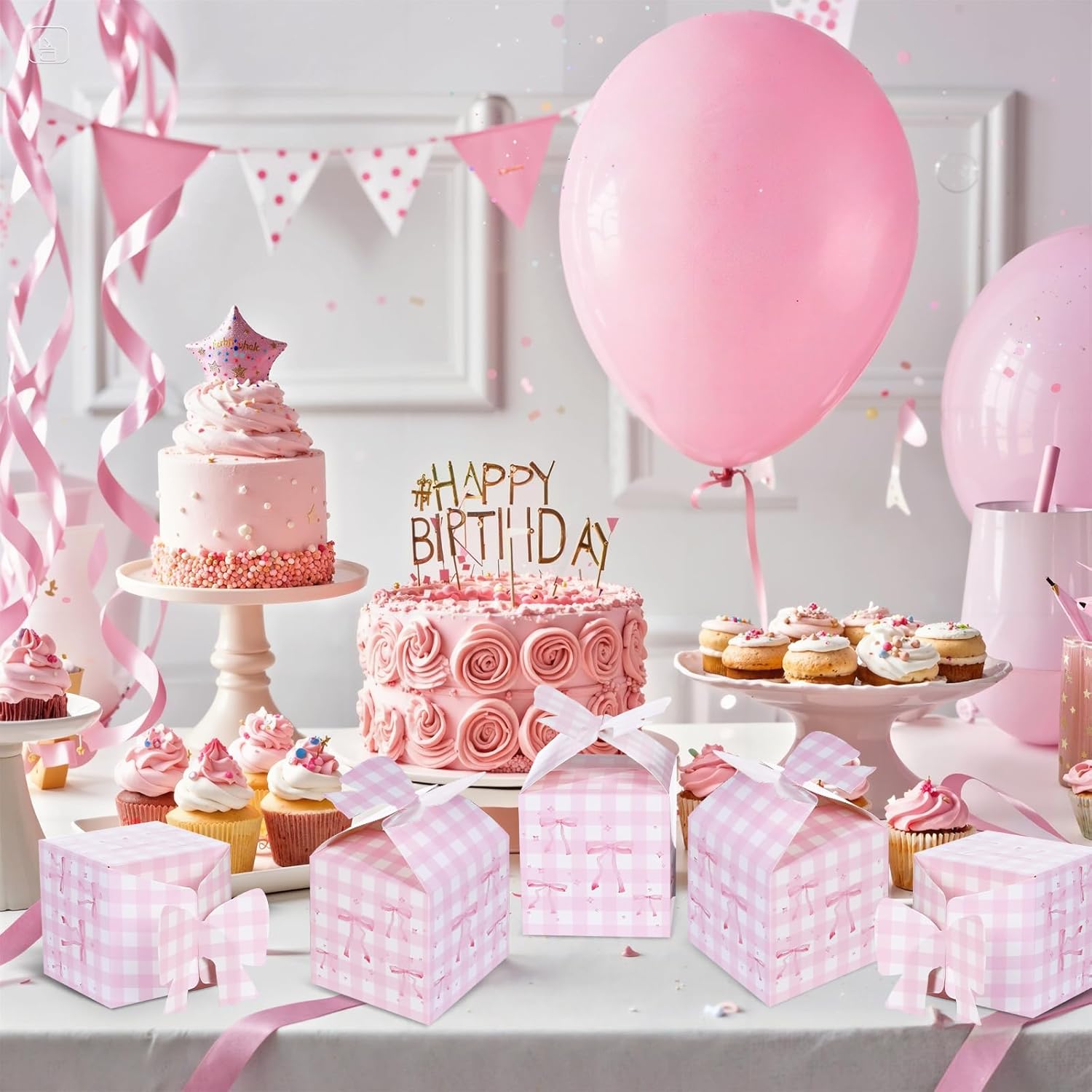 Glavatrix Pink Bow Treat Boxes 12PCS