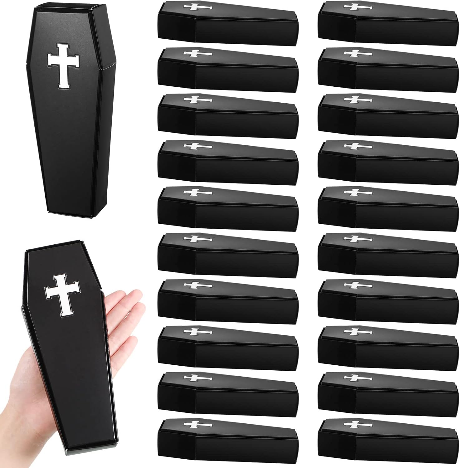 Yinder Halloween Coffin Treat Boxes 24 Pack