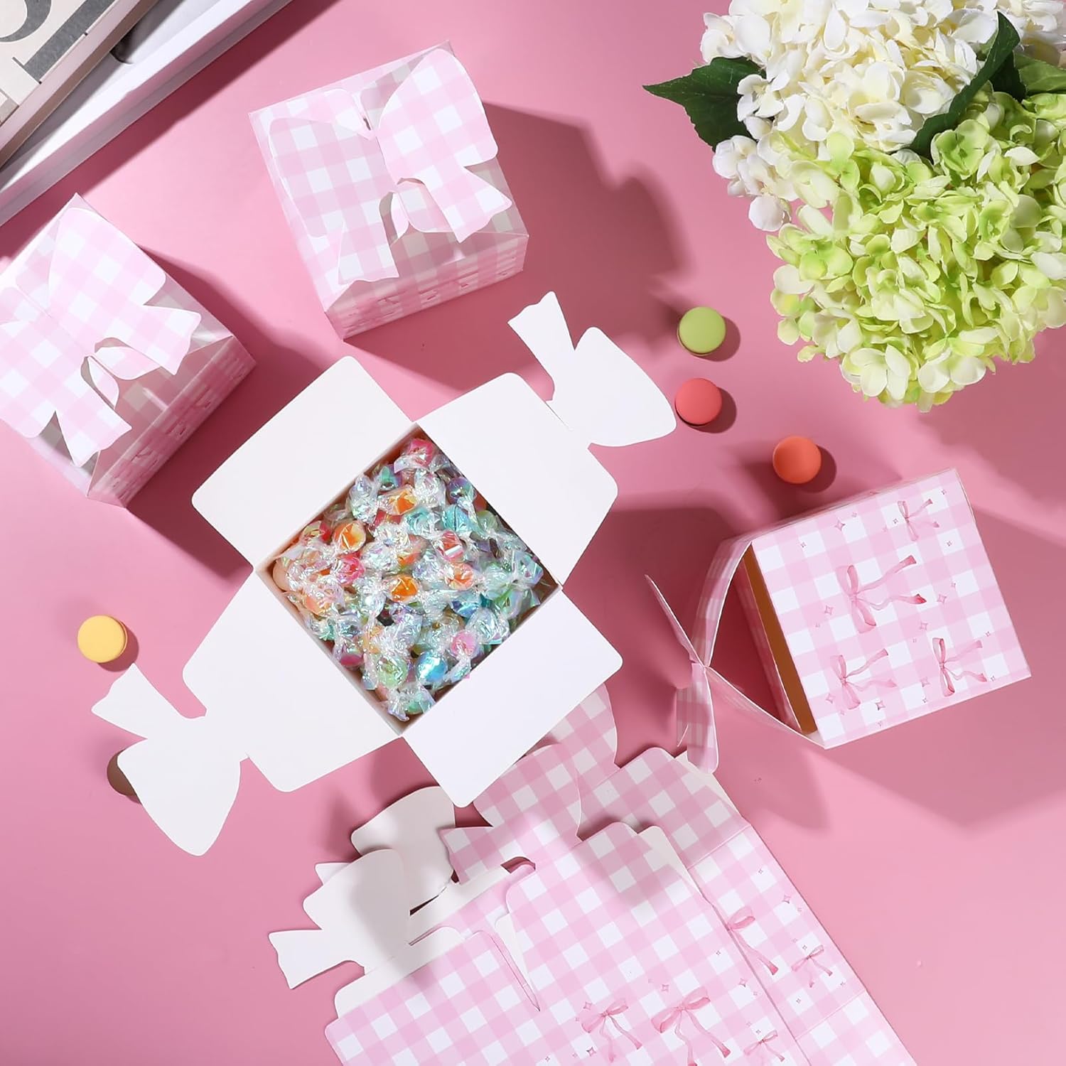 Glavatrix Pink Bow Treat Boxes 12PCS