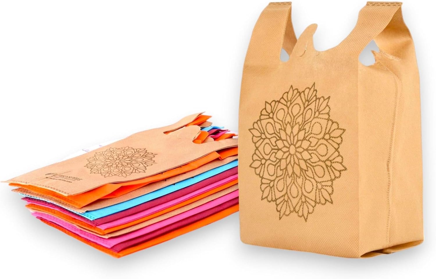 LOVENSPIRE Mandala Print Eco-Friendly Reusable Gift Bags