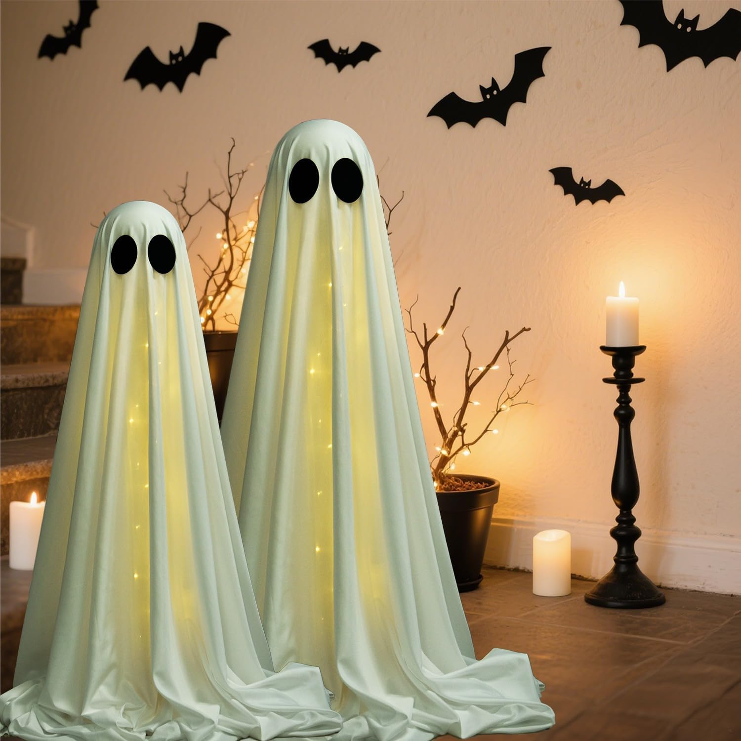 VersaCharm Halloween Ghost Decorations 2 Pack
