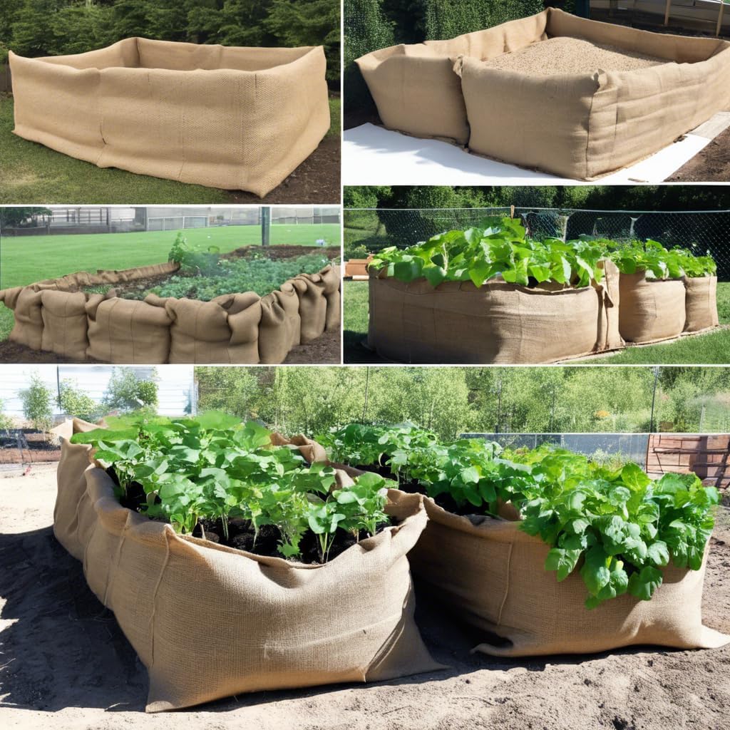 40 Inch X 12 Foot Burlap Plant Cover Mesh Fabric Roll