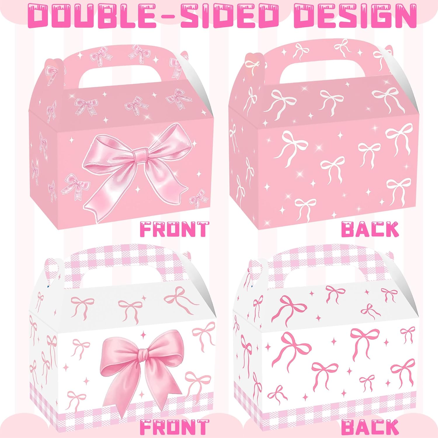 JeVenis Coquette Goodies Bags for Birthday Bridal Baby Shower