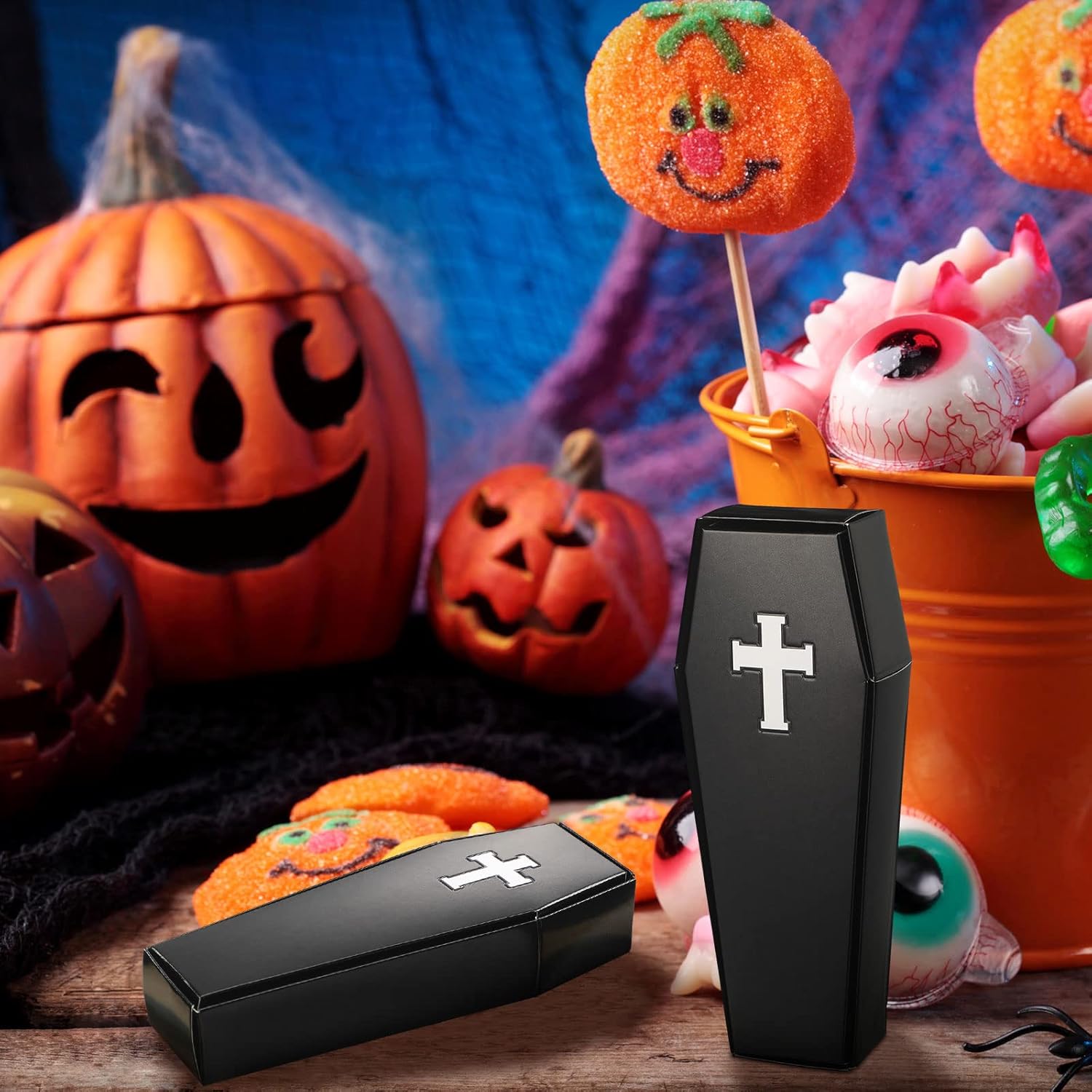 Yinder Halloween Coffin Treat Boxes 24 Pack