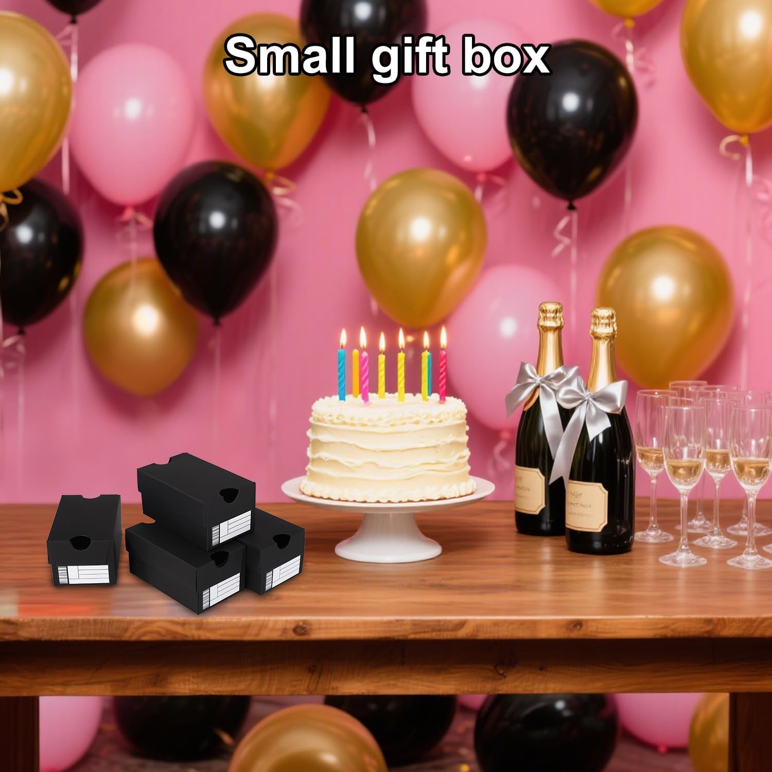 36pcs Mini Shoe Gift Boxes Black Sports Theme Party Favor Boxes