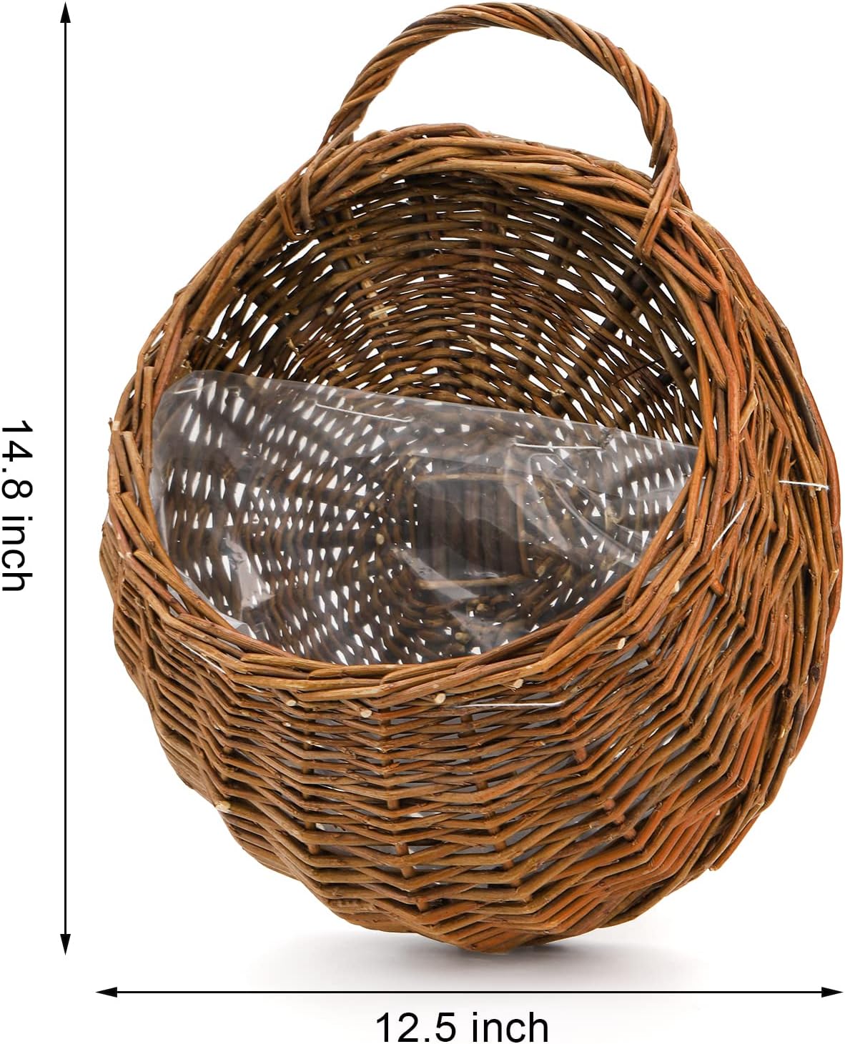 Foraineam Woven Hanging Basket for Home Garden Decorations