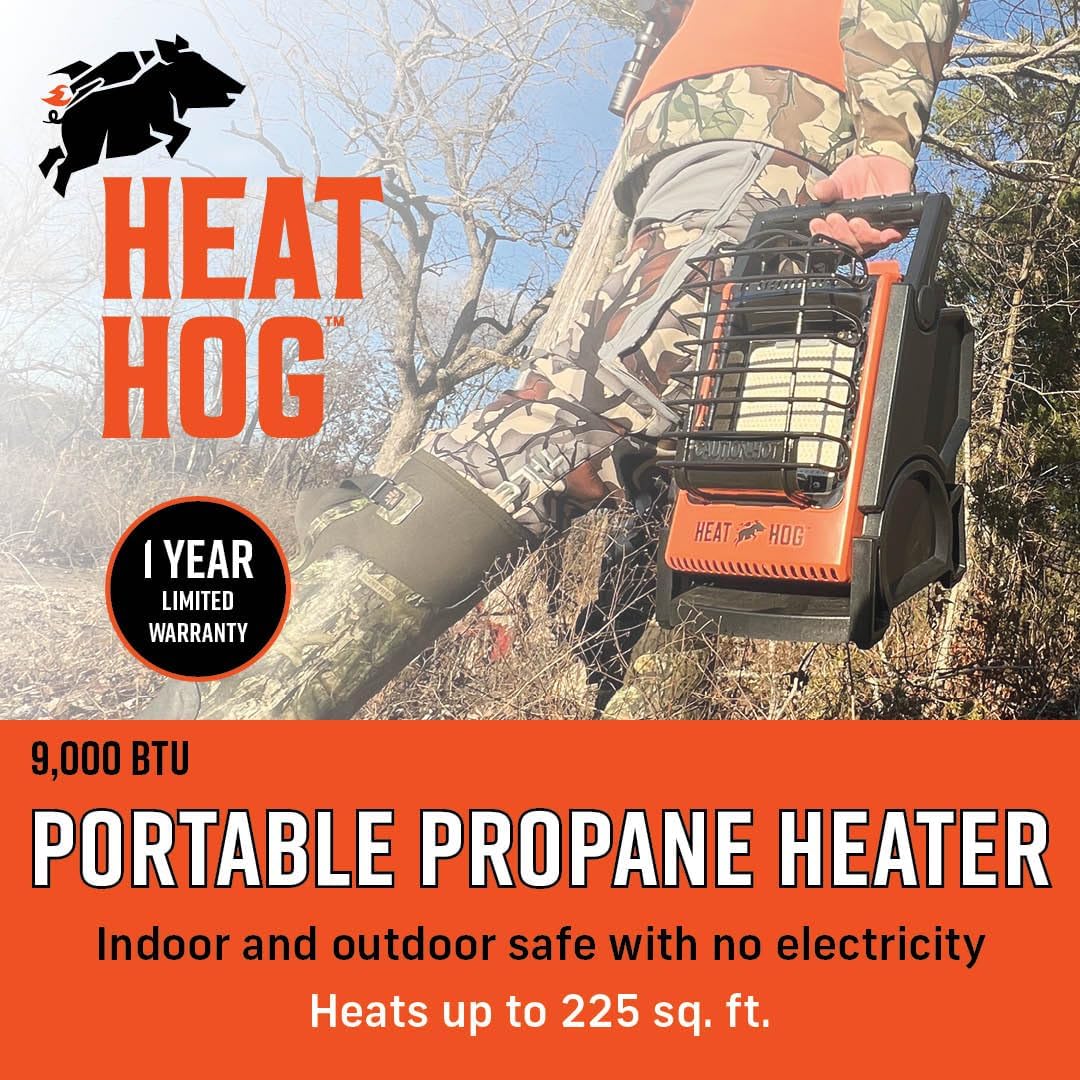 Heat Hog 9000 BTU Portable Propane Radiant Heater