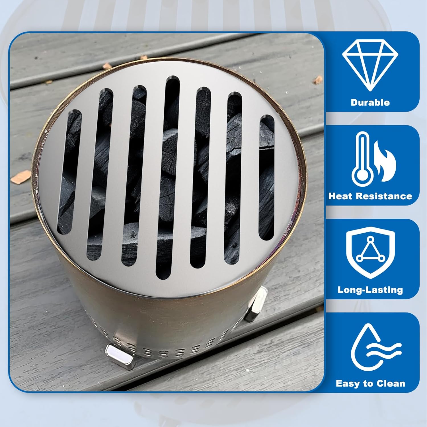 Outspark Stainless Steel Grill Plate for Solo Stove Mesa