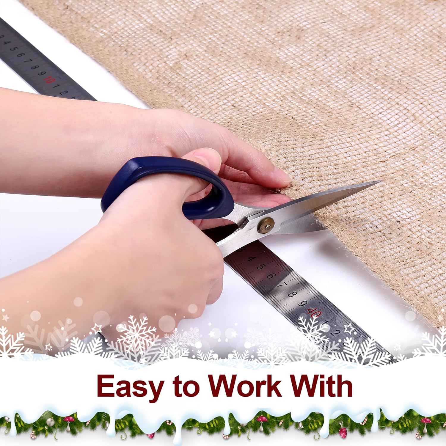 Butarfe 40 Ft x 30 Ft Burlap Garden Fabric Roll Weed Barrier