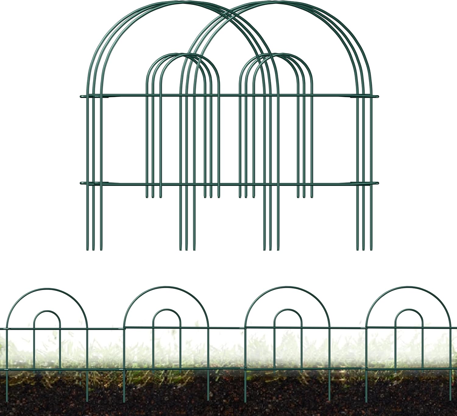 Decorative Garden Folding Border Fence 18in X 50ft
