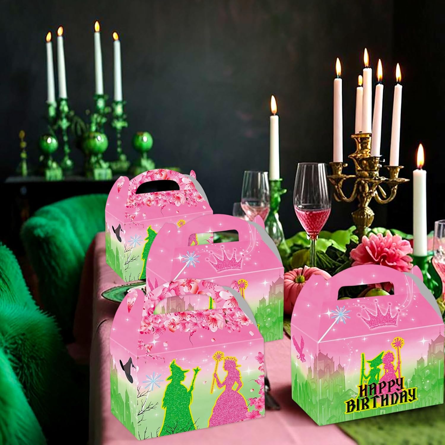 Witch Elphaba Party Favors Boxes Candy Treat Containers