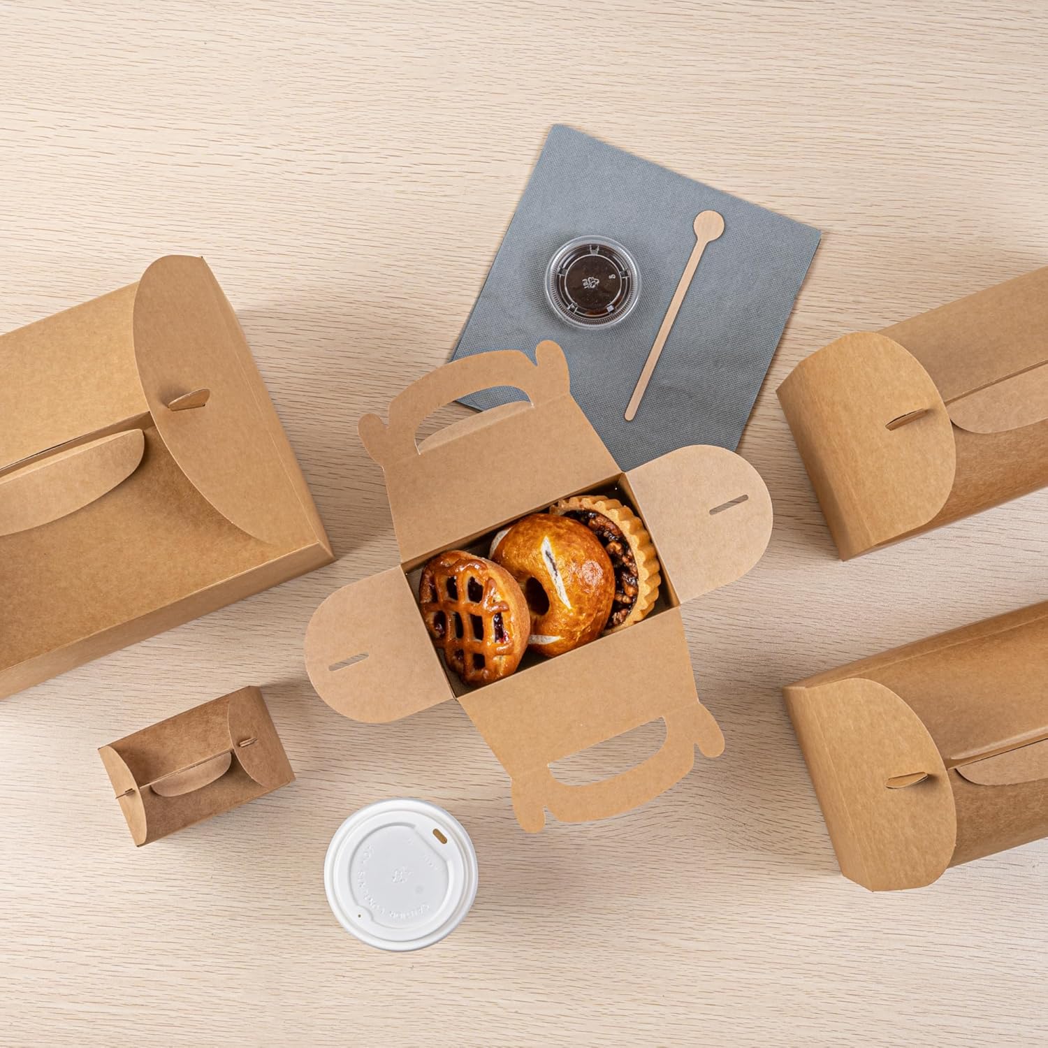Restaurantware Bio Tek Gift Boxes 6x35x35 Inches