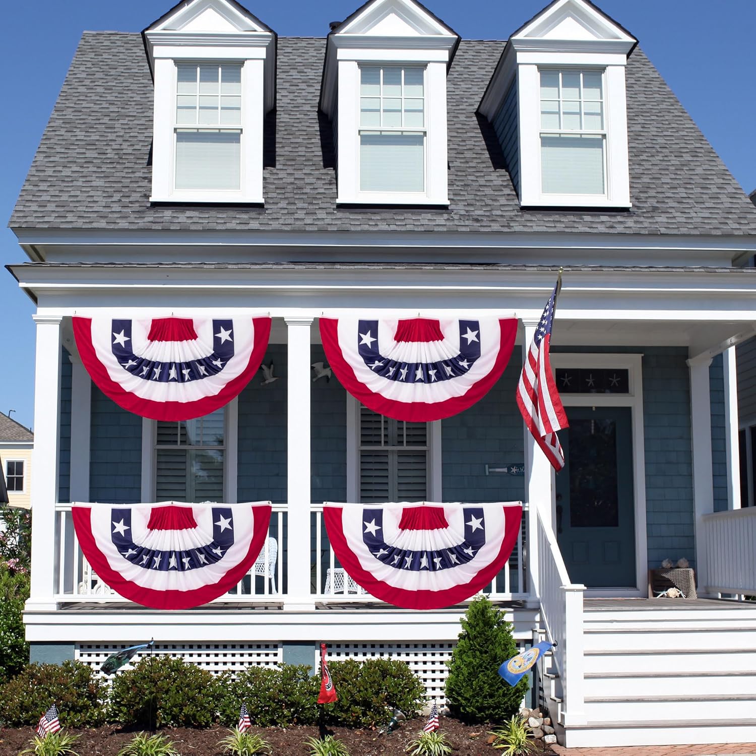 Heartome 3 x 6 Ft Bunting Flags Set of 4