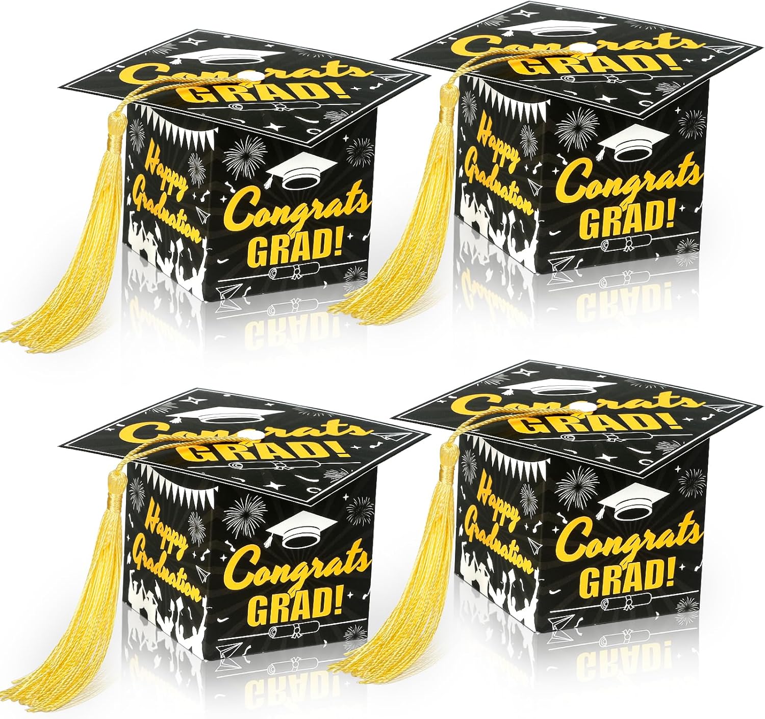 KPOSIYA Graduation Cap Gift Boxes with Tassel 32pcs 1