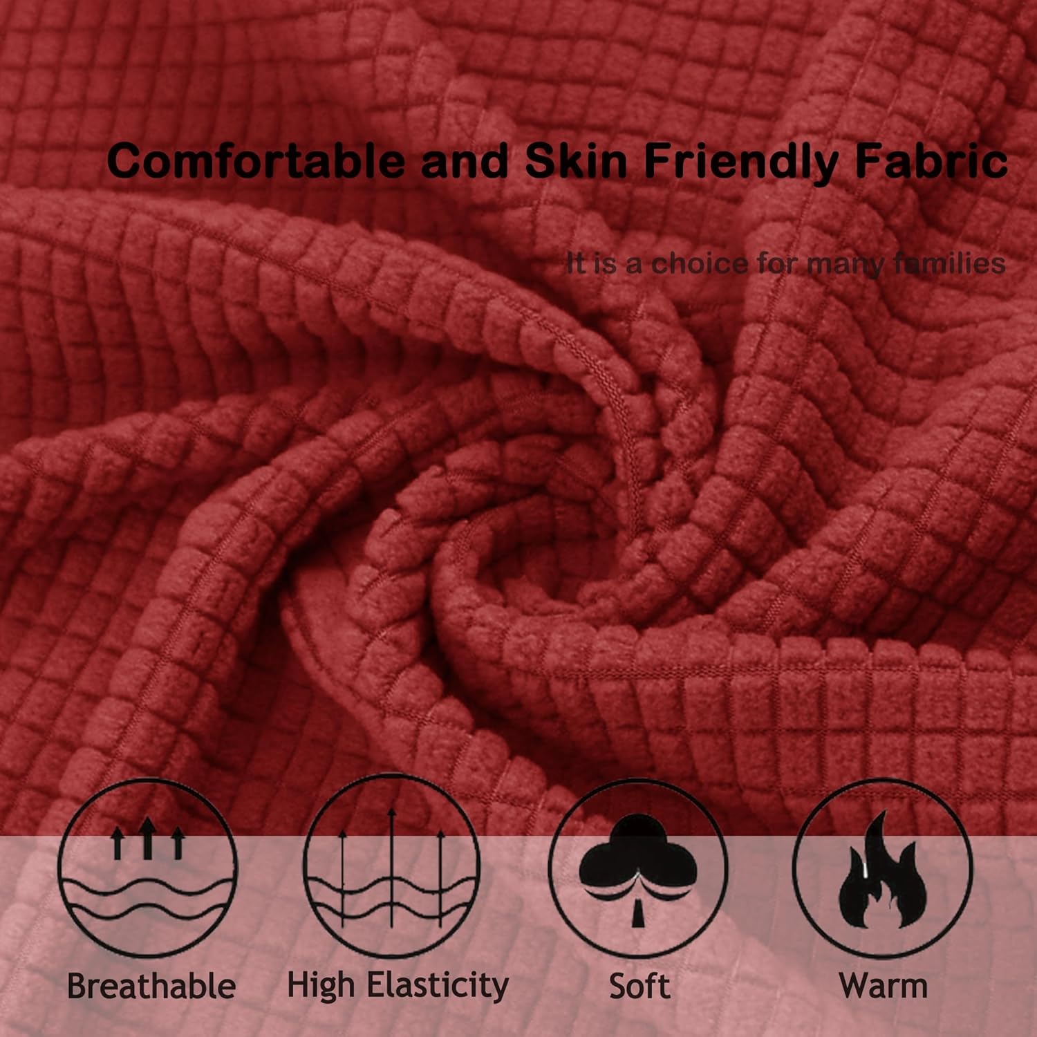 Sqodok Papasan Cushion Cover 50in-55in Universal