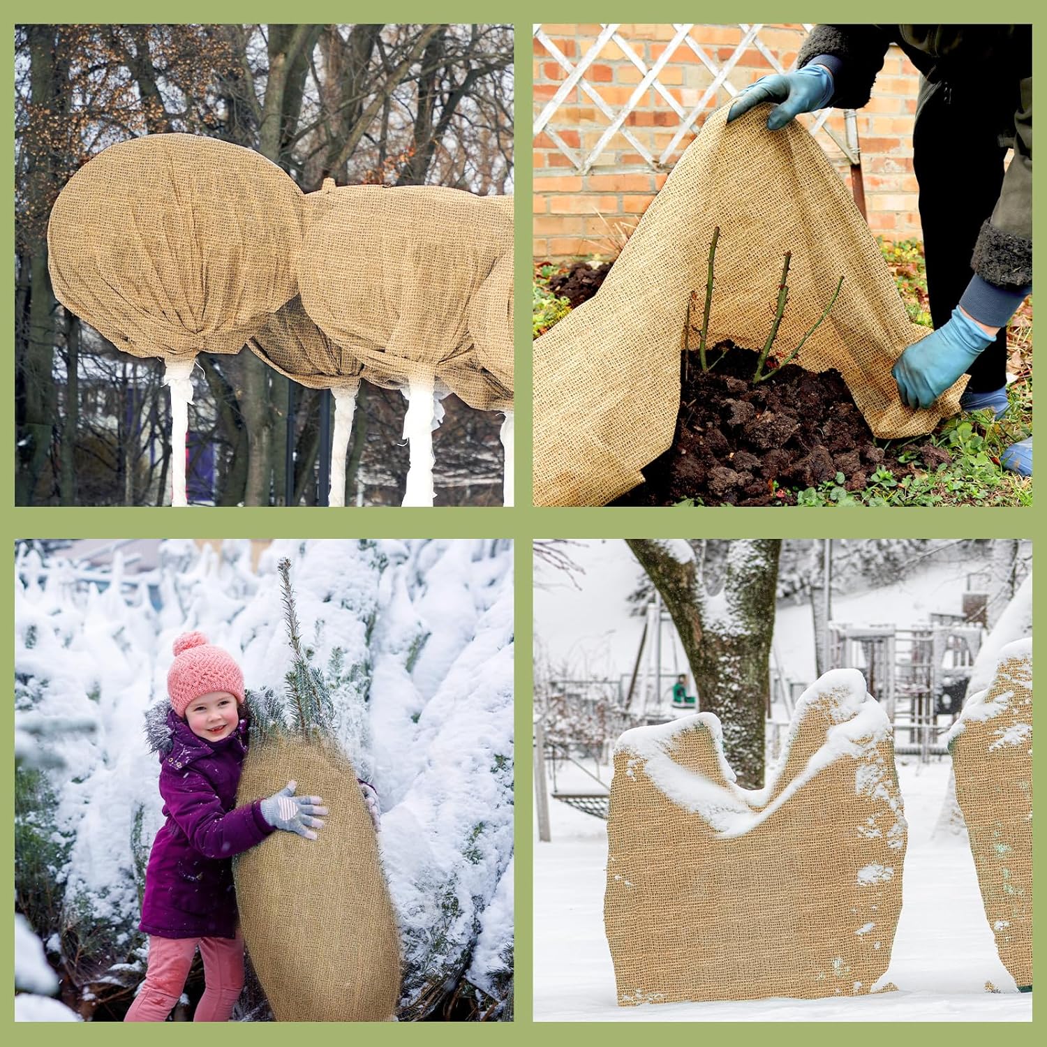 Buryeah 60 Inch x 50 ft Burlap Fabric Roll