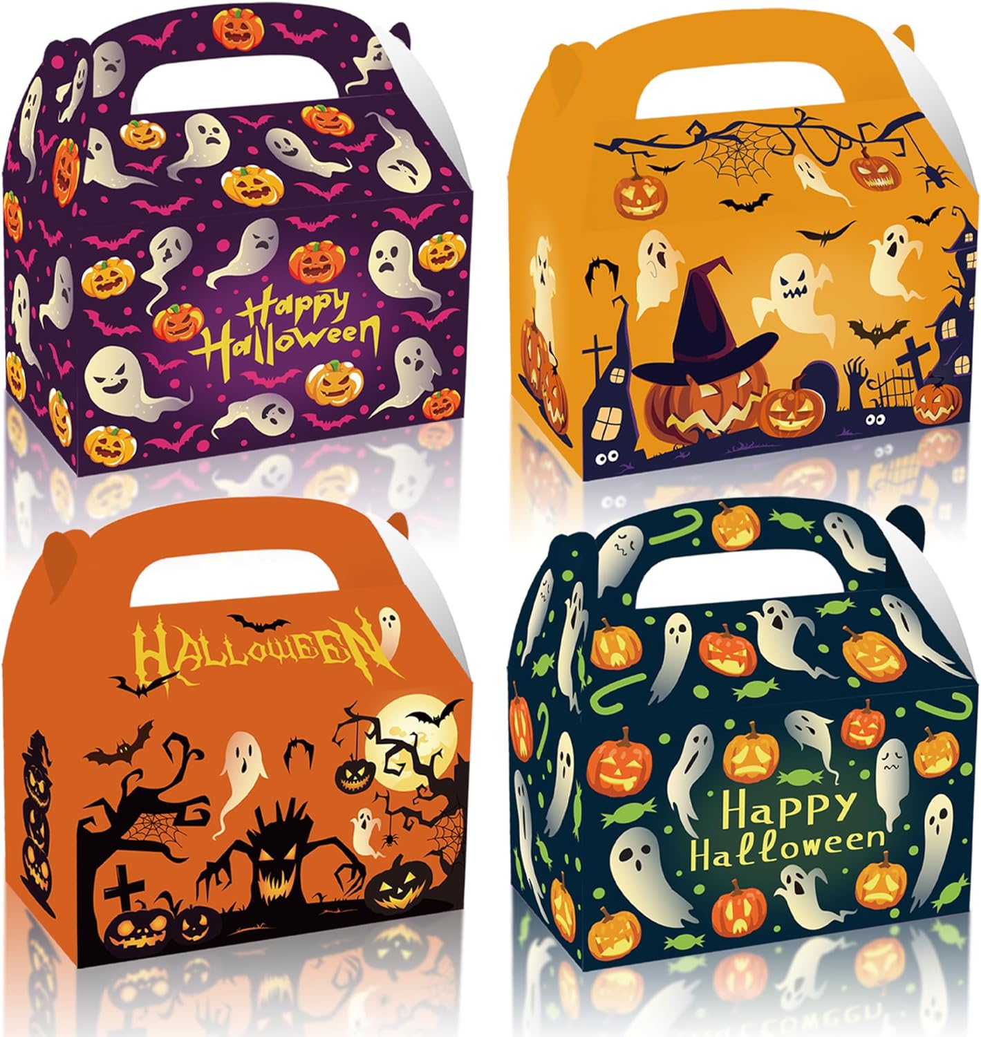 Partystadl 24Pcs Halloween Themed Treat Boxes