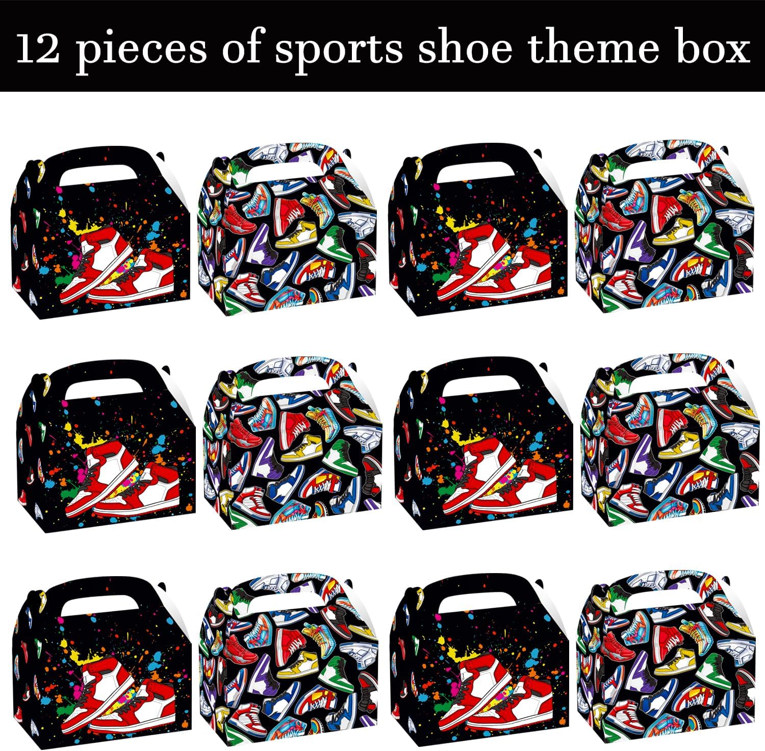 Candy Chef Sneaker Party Favor Boxes 12PCS 1