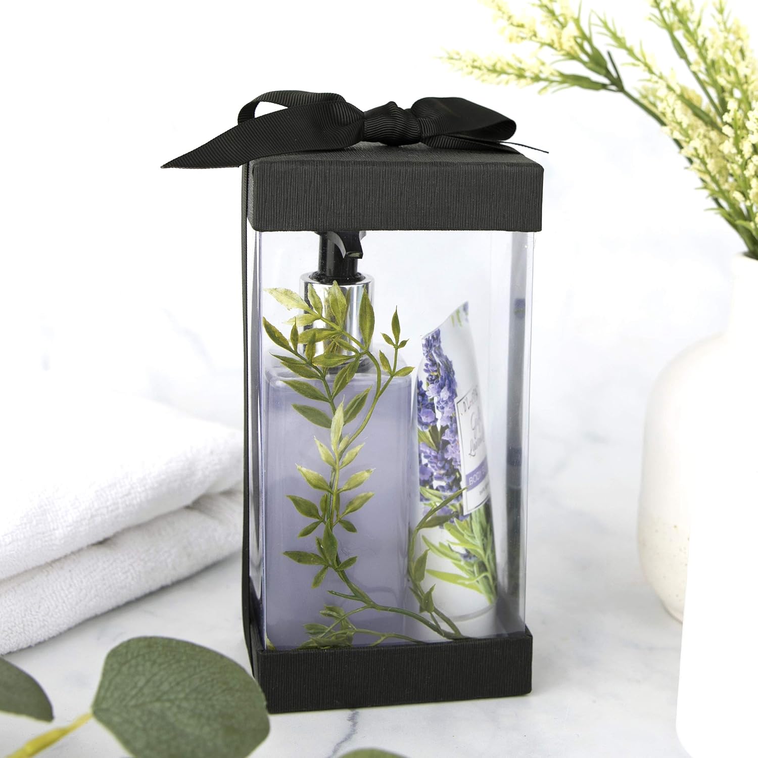 Hammont Clear Gift Box 6 Pack - Black 75x375x25