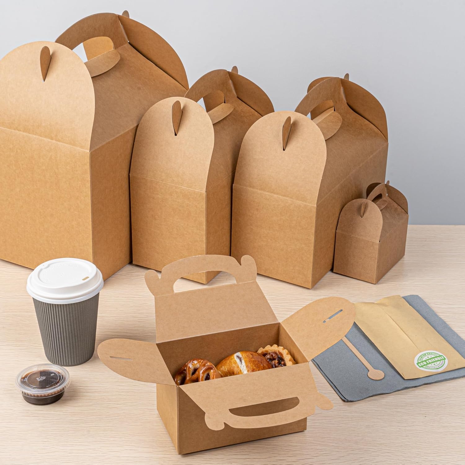Restaurantware Bio Tek Gift Boxes 6x35x35 Inches