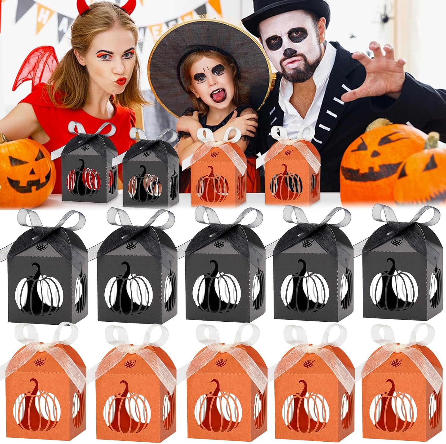 Ncozwo 20 Pcs Halloween Treat Boxes