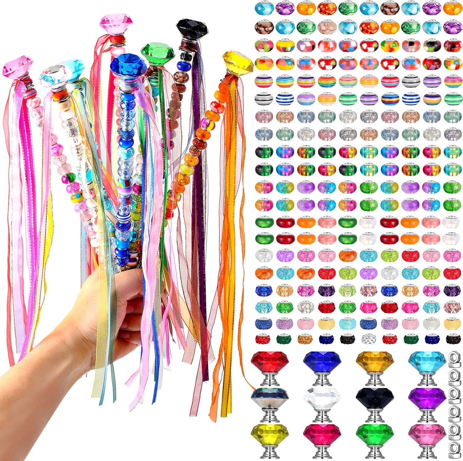 Tigeen 236 Pcs Garden Stake DIY Fairy Wand Decor