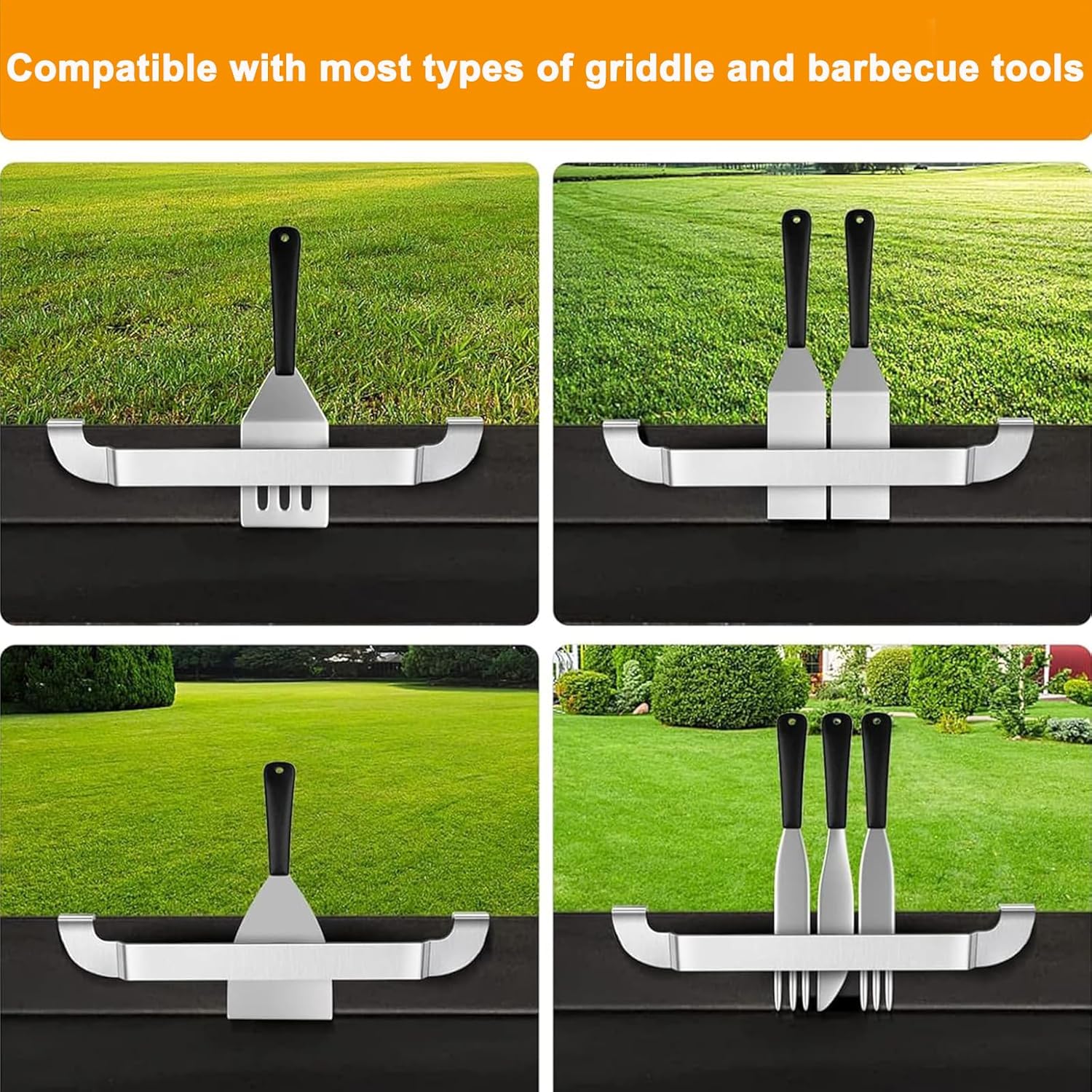 10 Inch Magnetic Spatula Holder for Griddle