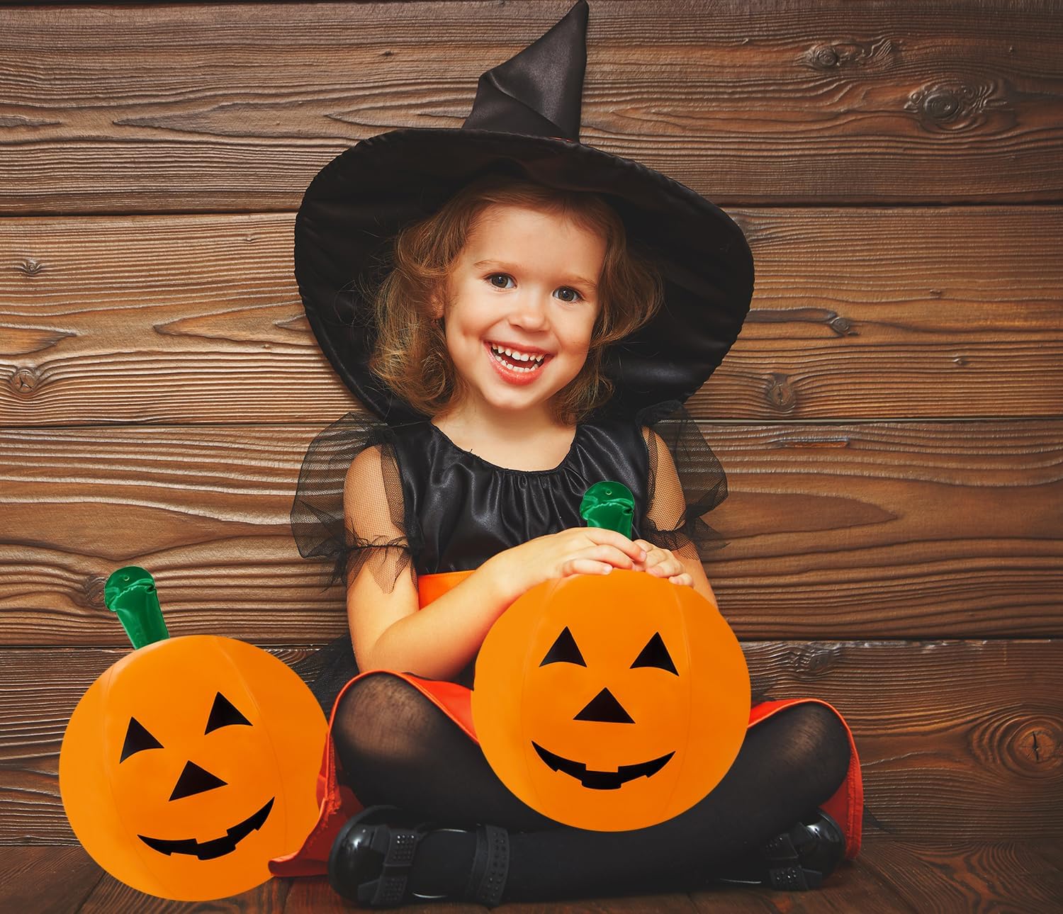 Halloween Pumpkin Inflatable Decorations 3-Pack
