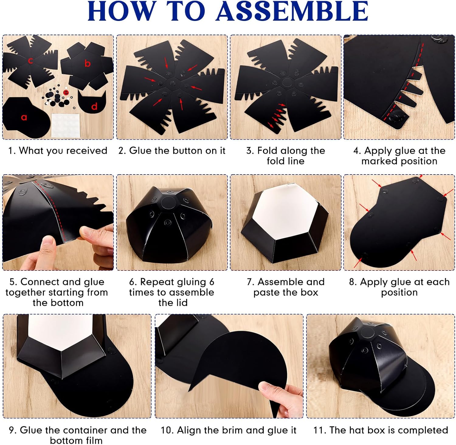 MotiMind 9 Pcs Baseball Cap Gift Box Set