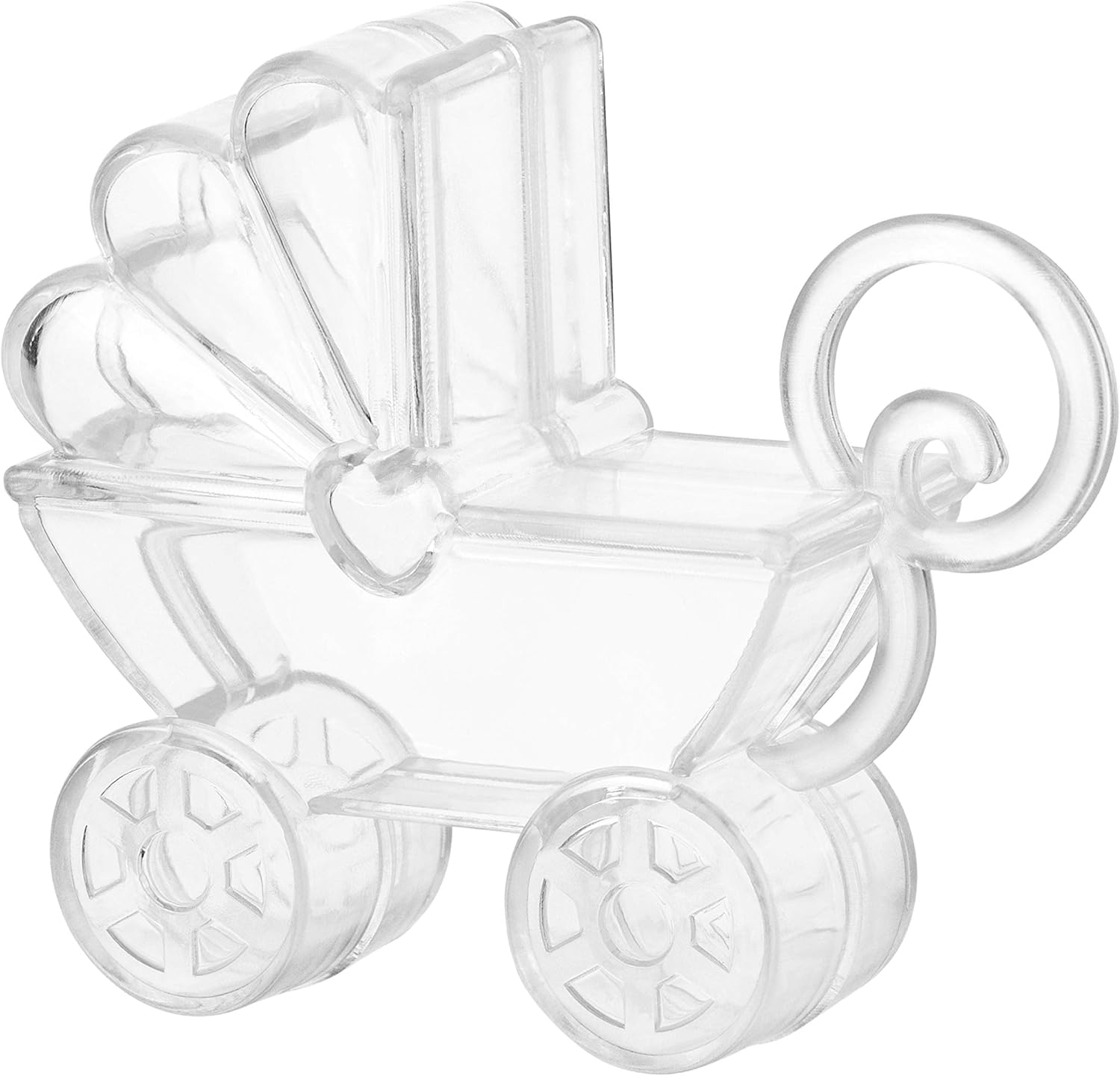 Baby Carriage Acrylic Candy Boxes 12 Pack