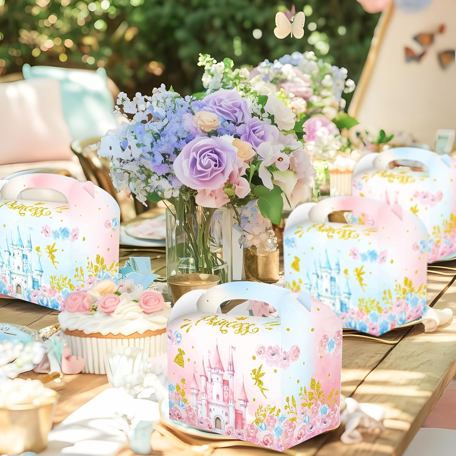 Adios To My 20s Princess Party Favor Boxes 12PCS