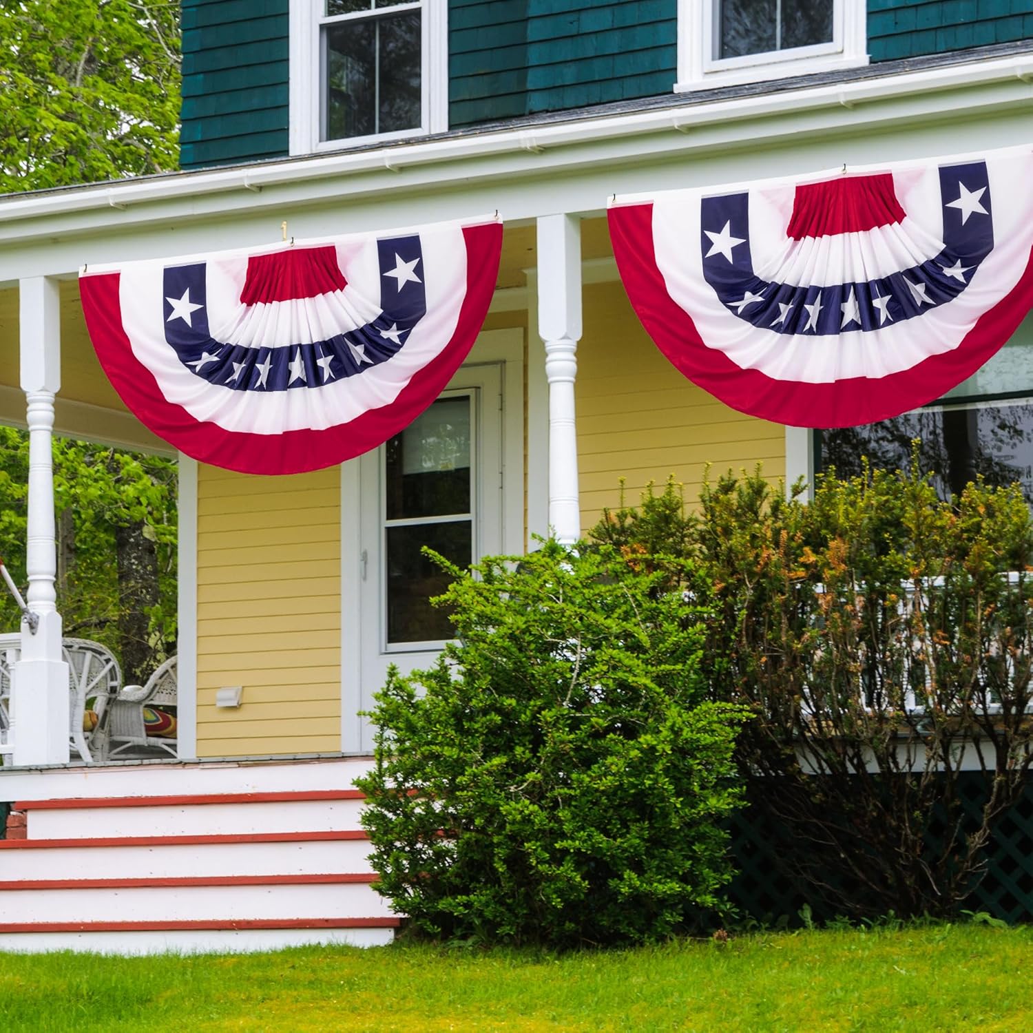 Heartome 3 x 6 Ft Bunting Flags Set of 4