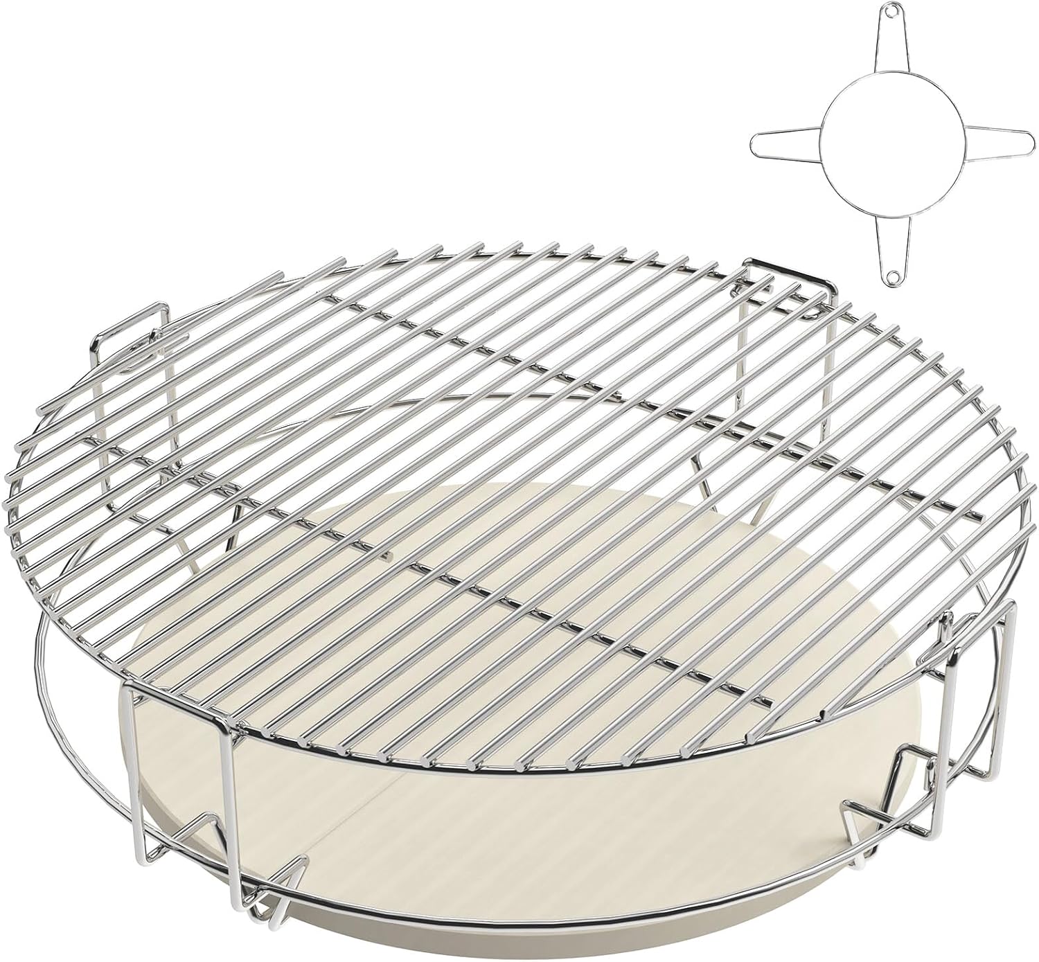BBQ Future 18 Cooking System Kit for Kamado Grills