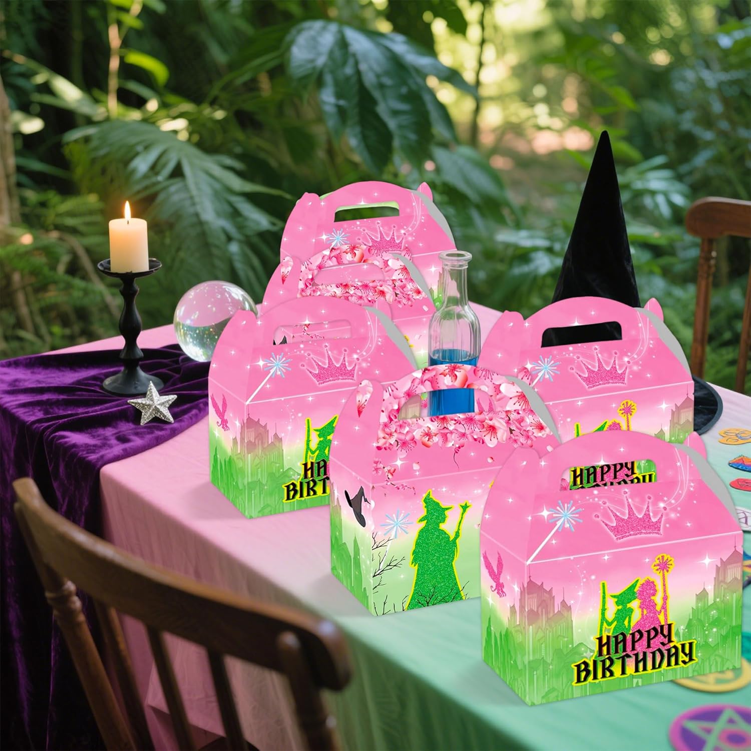 Witch Elphaba Party Favors Boxes Candy Treat Containers