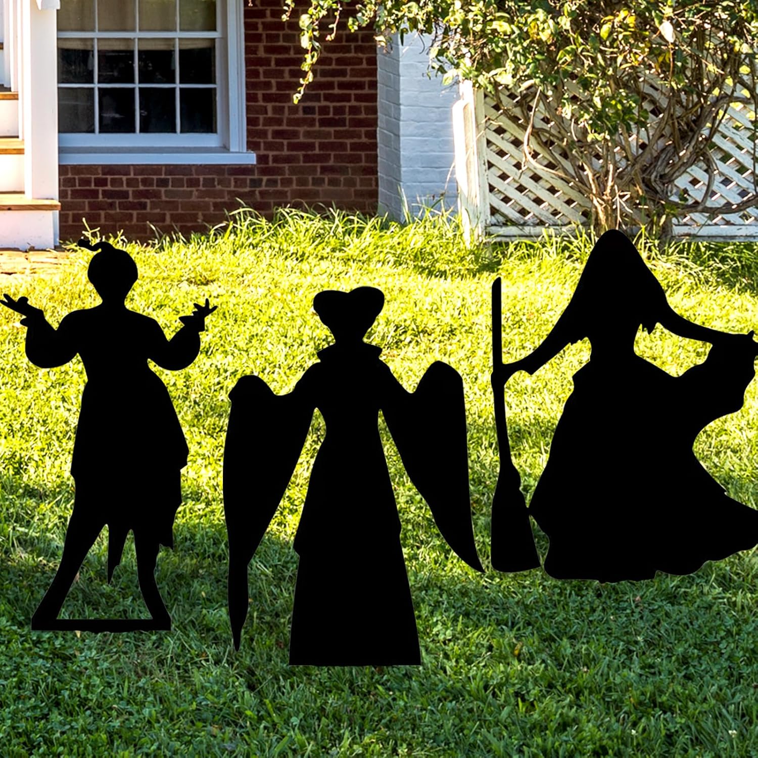 Nitakou Witch Halloween Decorations Outdoor Metal Stakes