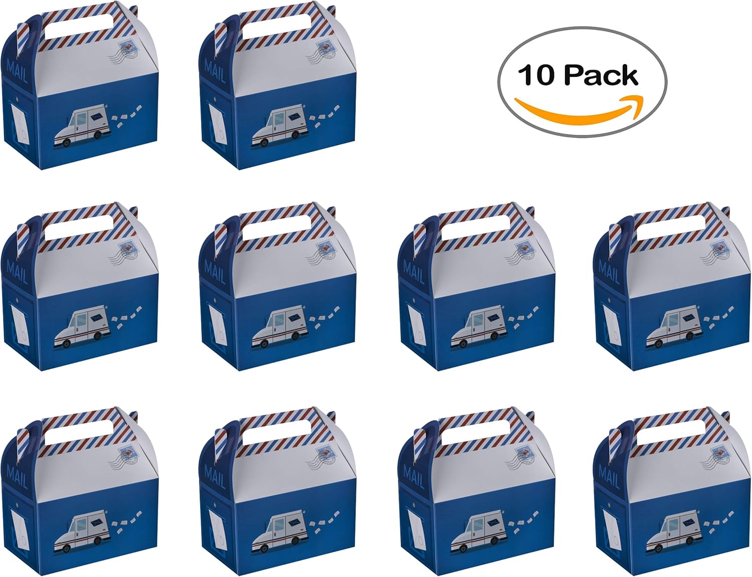 Hammont Paper Treat Boxes 10 Pack Party Favors Container