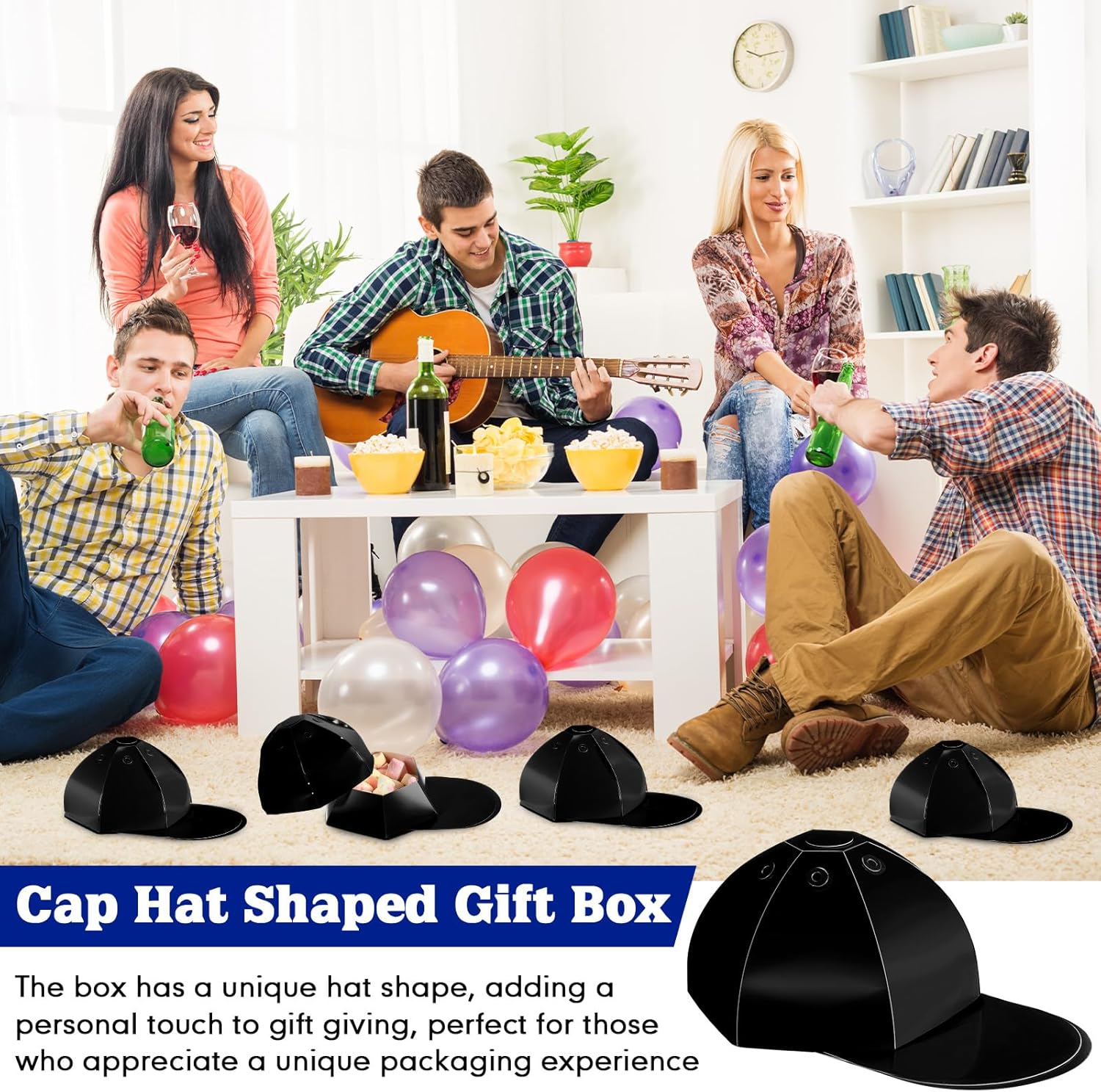 MotiMind 9 Pcs Baseball Cap Gift Box Set