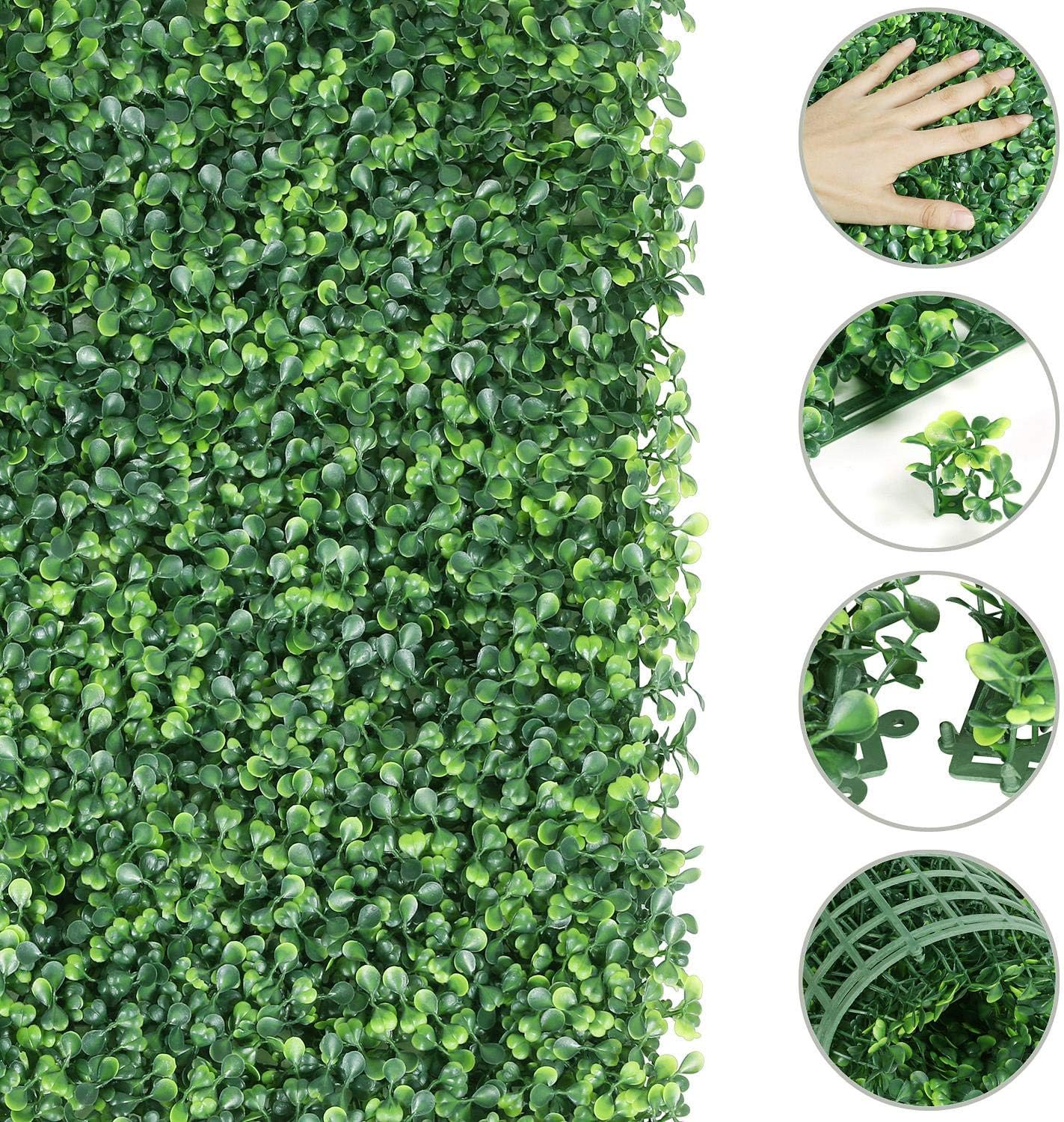Yaheetech Artificial Boxwood Wall Panels 12PCS