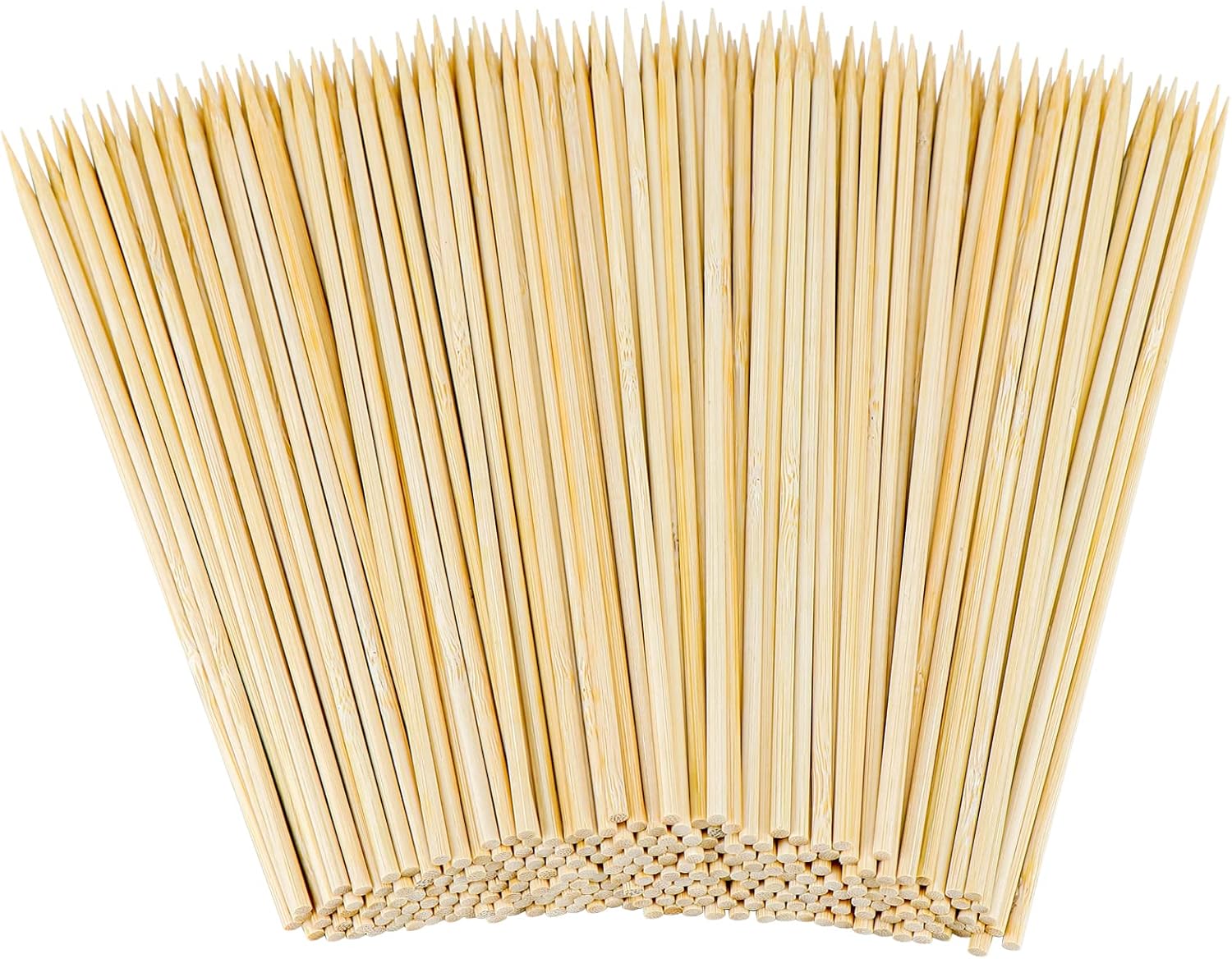 Hysagtek 300 Pcs Bamboo Skewers for BBQ and Chocolate Fountain