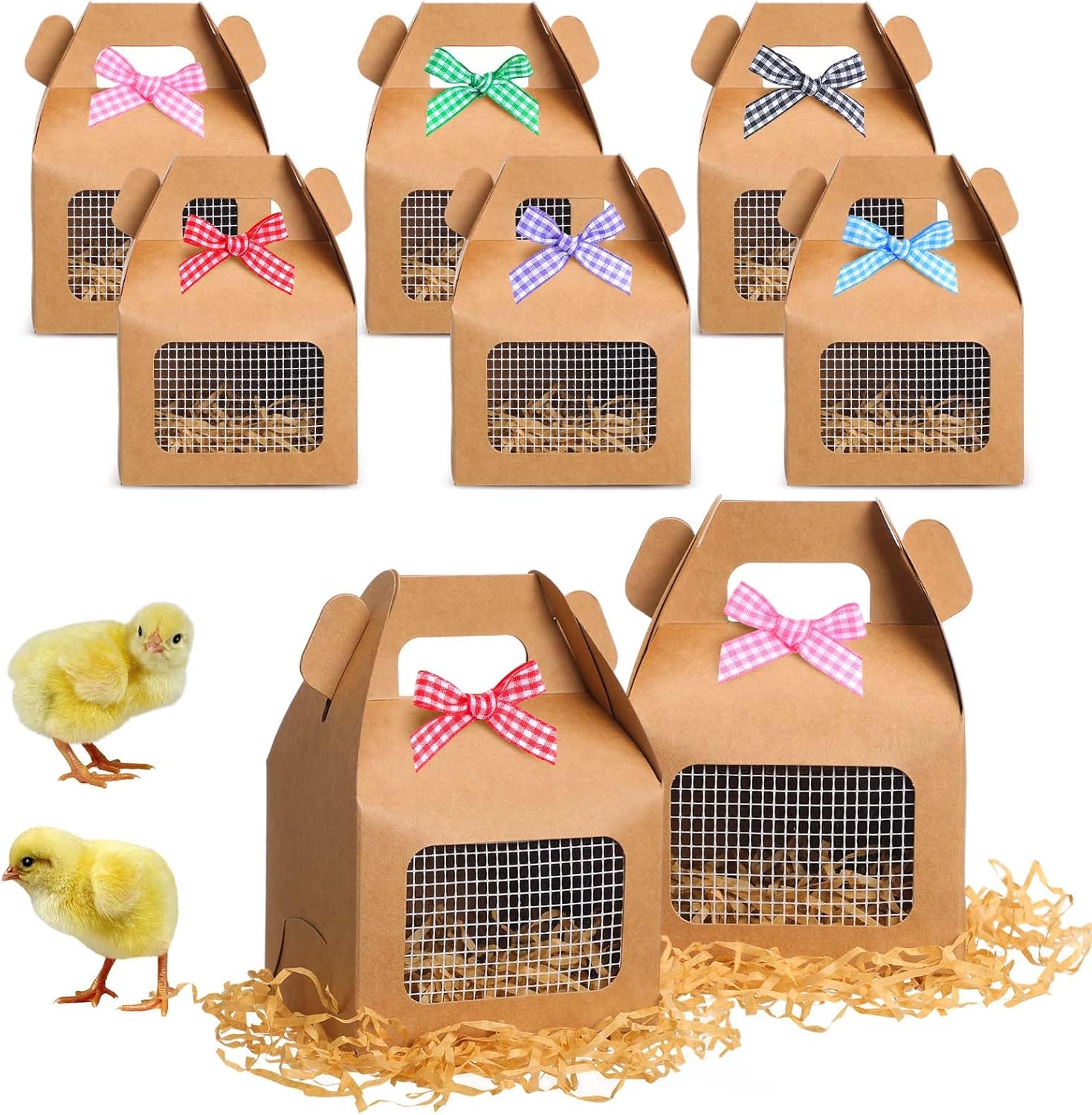 Maitys 12 Pcs Chicken Party Favor Boxes
