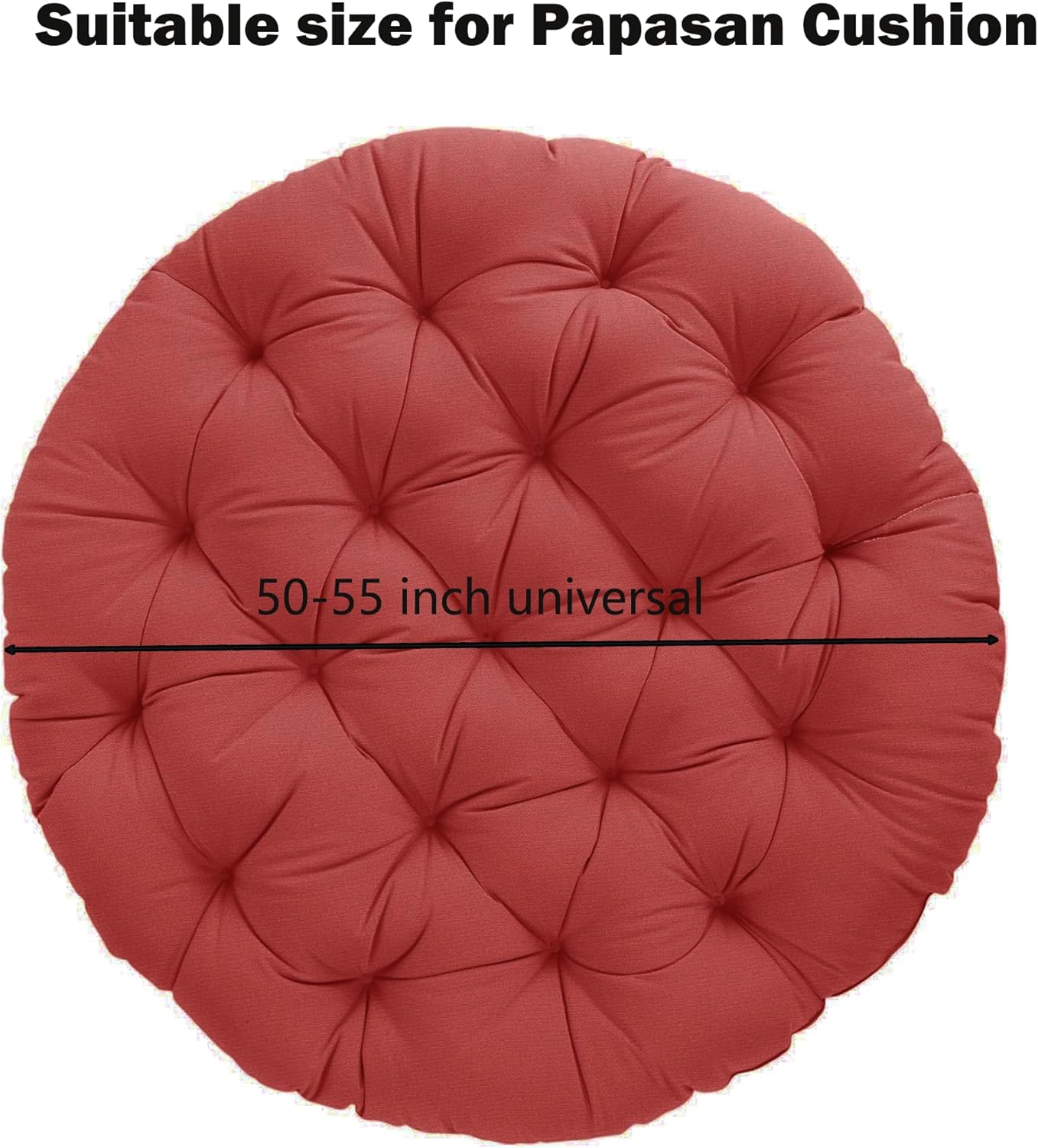 Sqodok Papasan Cushion Cover 50in-55in Universal