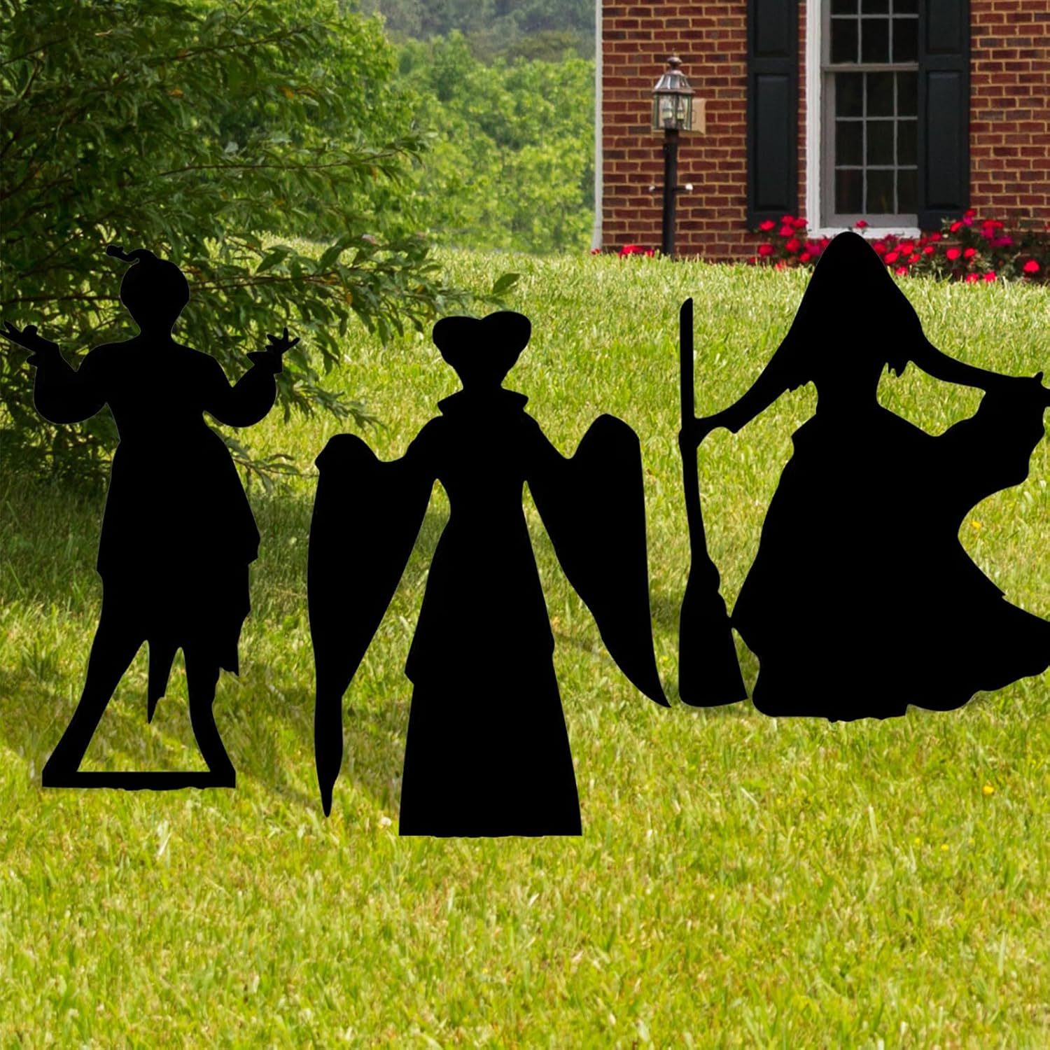Nitakou Witch Halloween Decorations Outdoor Metal Stakes