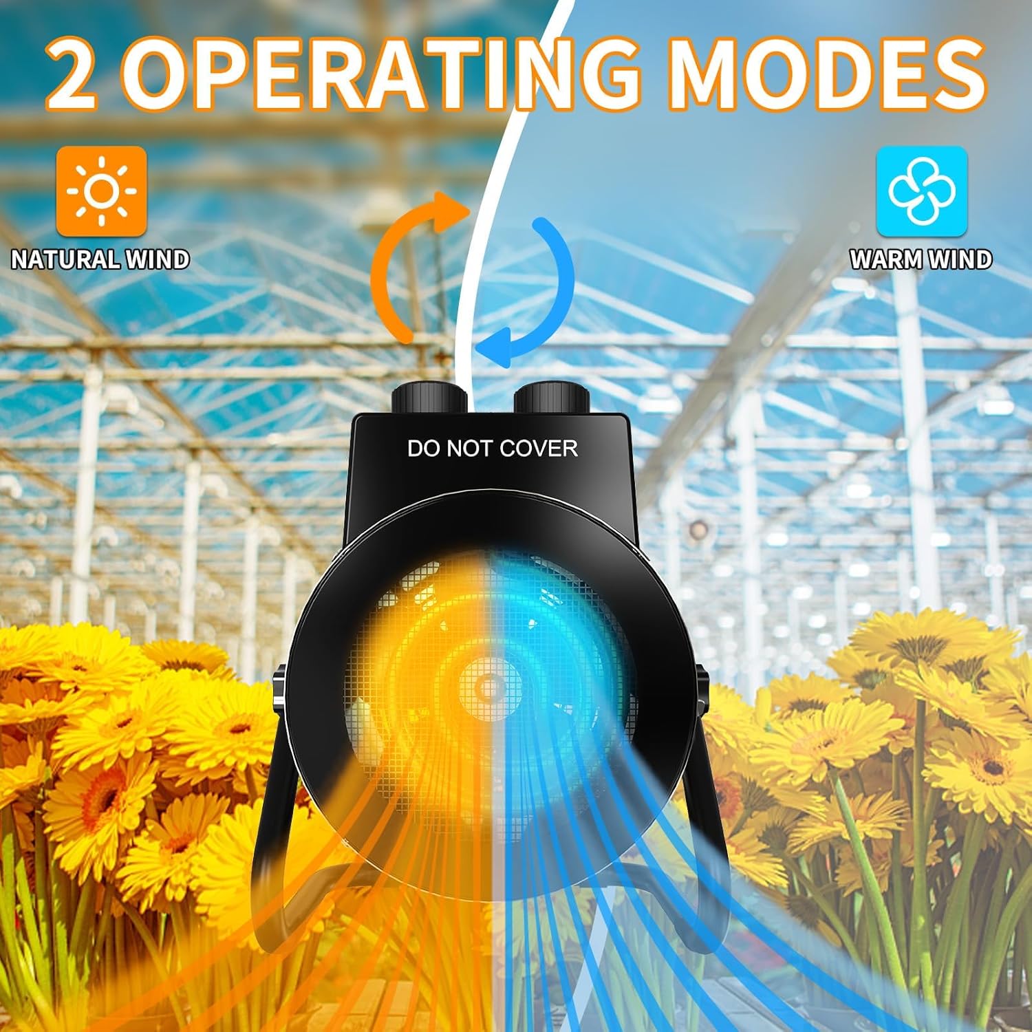 Buyplus Greenhouse Heater with Thermostat