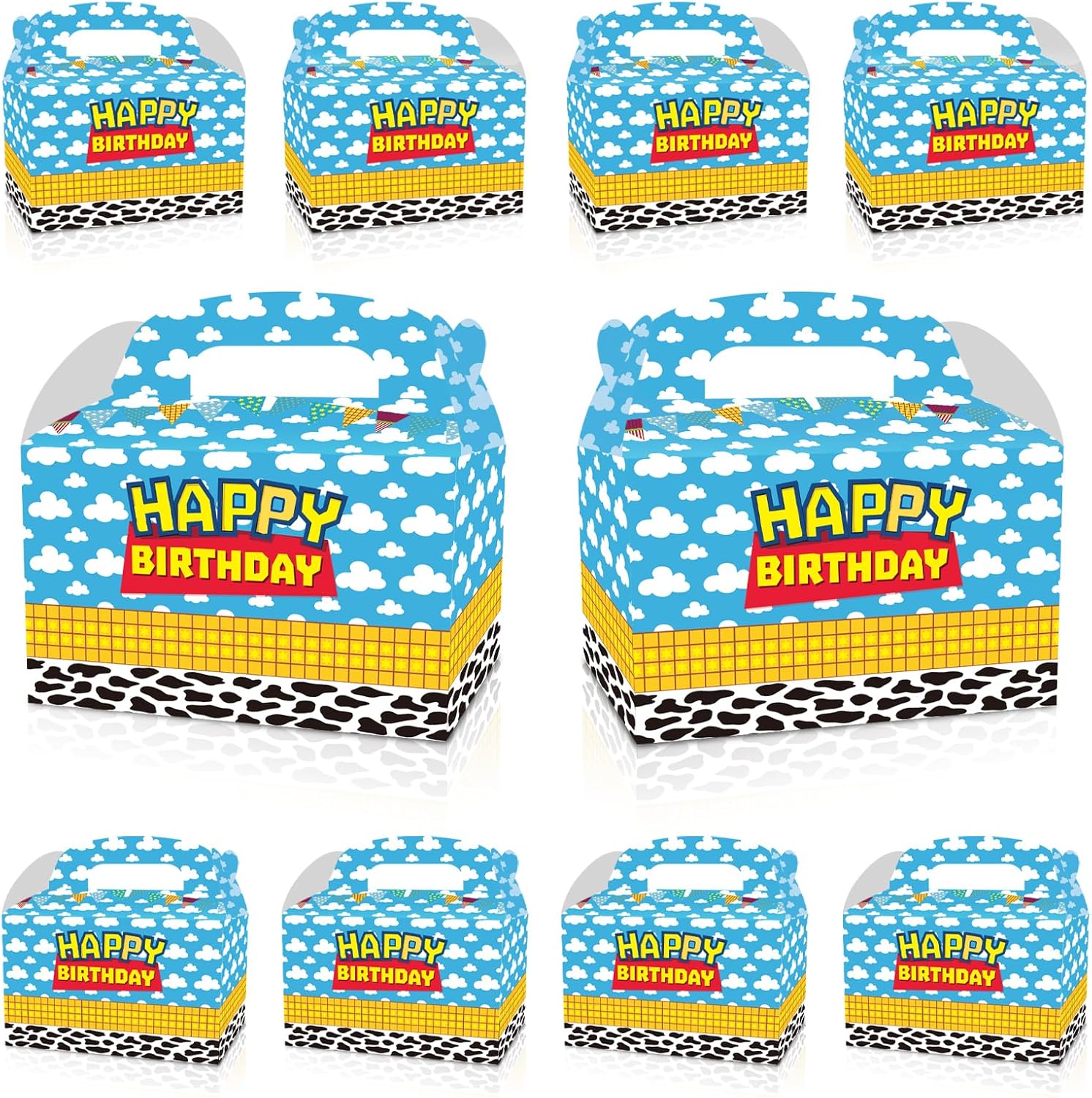 Eleventheart Cartoon Birthday Gift Boxes 12Pcs