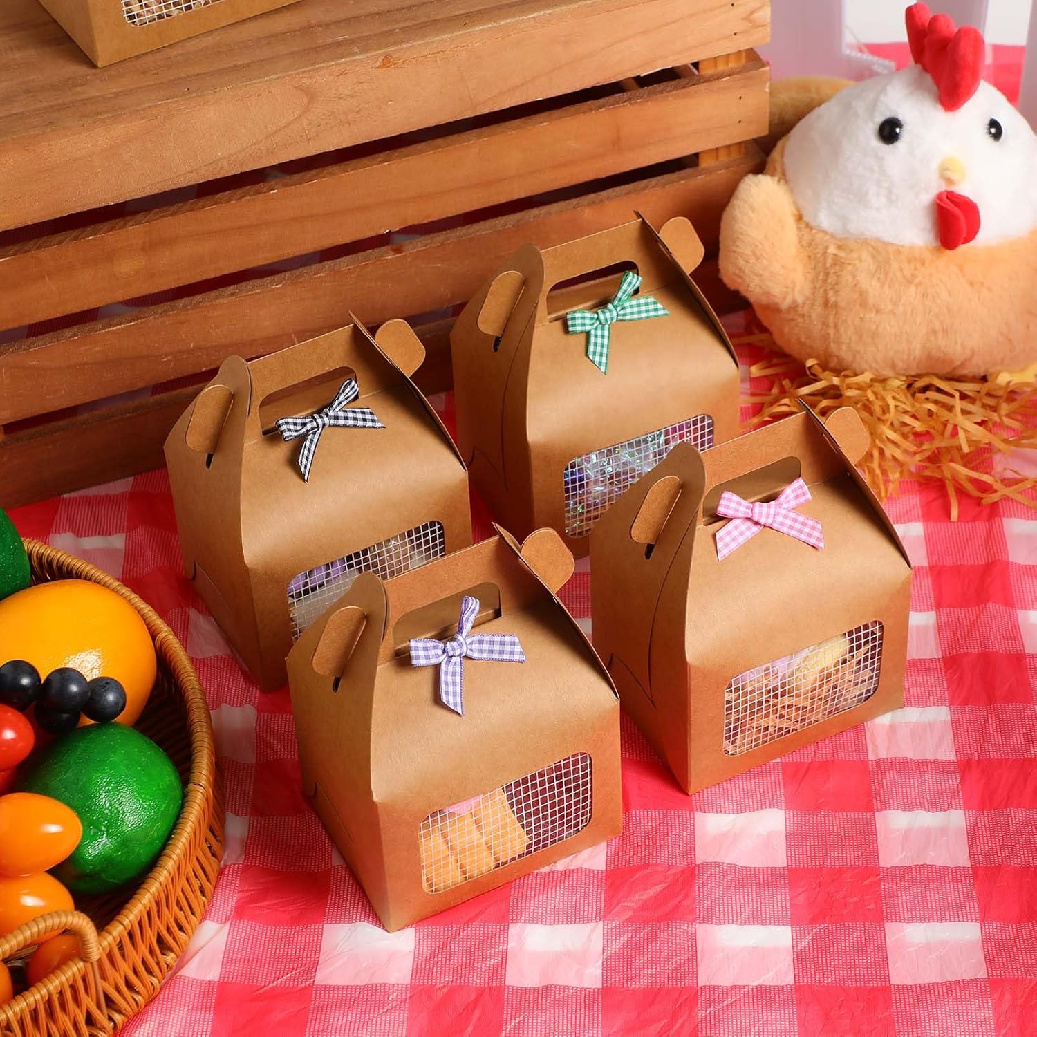 Maitys 12 Pcs Chicken Party Favor Boxes