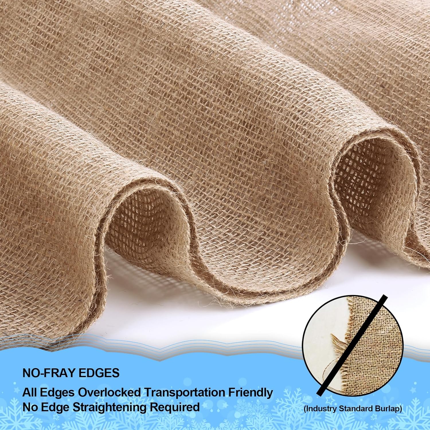 Butarfe 40 Ft x 30 Ft Burlap Garden Fabric Roll Weed Barrier