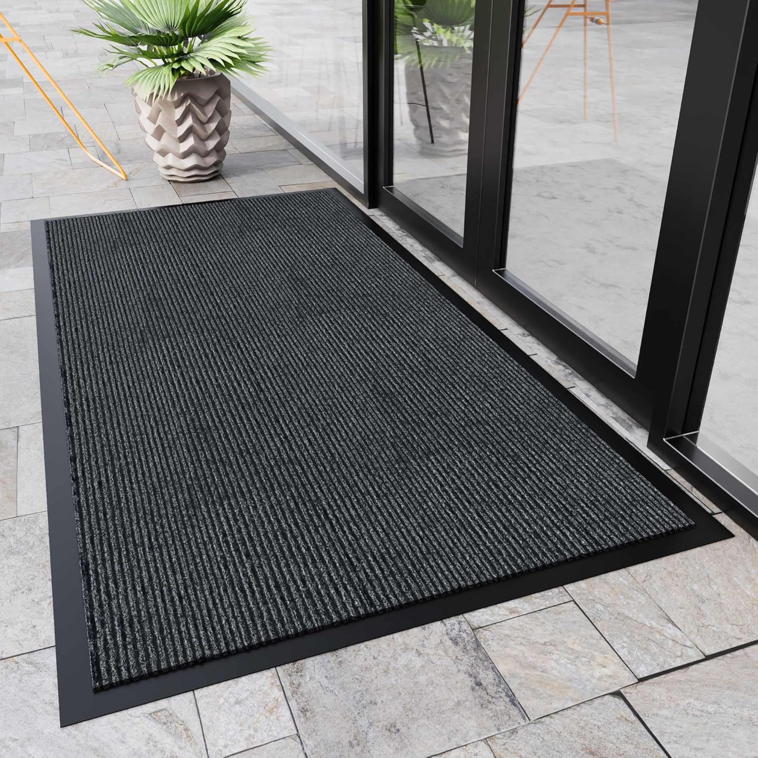 HOMEK Extra Large Door Mat for Entryway and Outdoor
