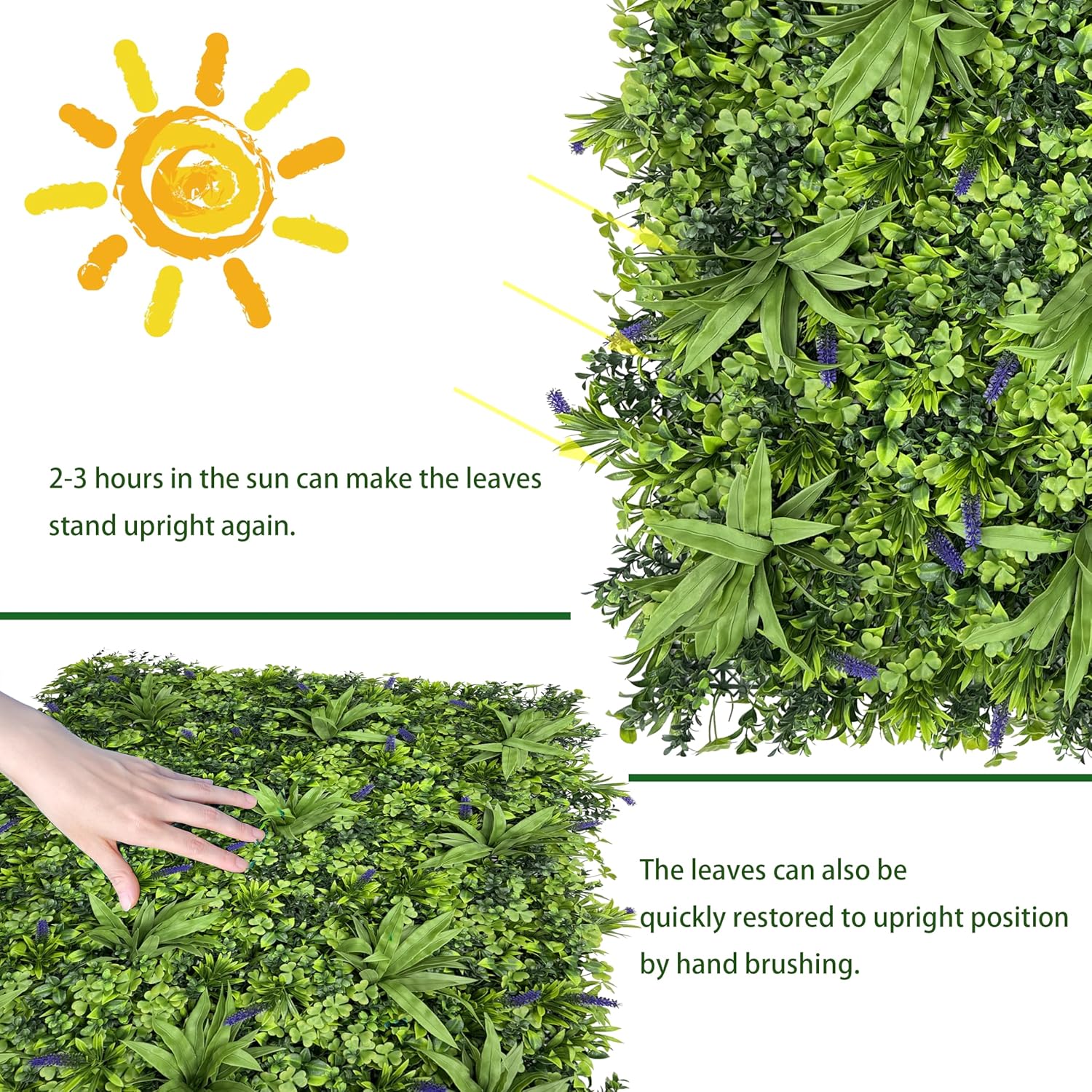 Artificial Ivy Wall Panel 40x120 Inches Privacy Fence Decor